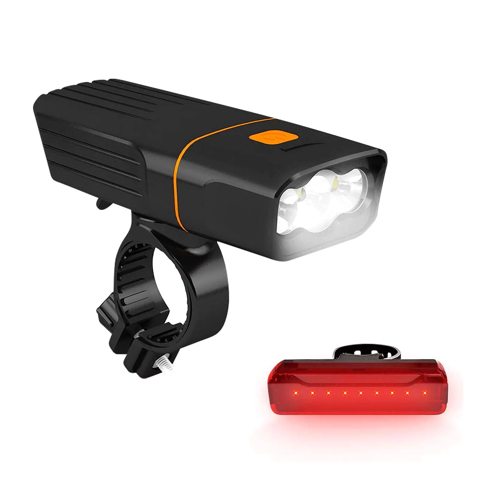 EISTEE Luces for Bicicleta, Luces for Bicicleta, Luces for Bicicleta, Juego de Luces for Bicicleta, Faros Delanteros for Bicicleta Recargables, Luces traseras for Ciclismo de montaña