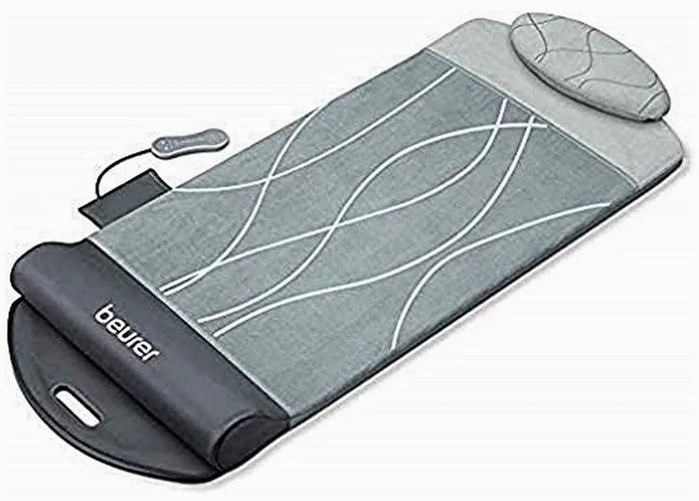 Beurer MG 280 Esterilla para yoga y estiramientos, para estirar los músculos y relajarse, estera de masaje para el cuello, los hombros y la espalda, plegable
