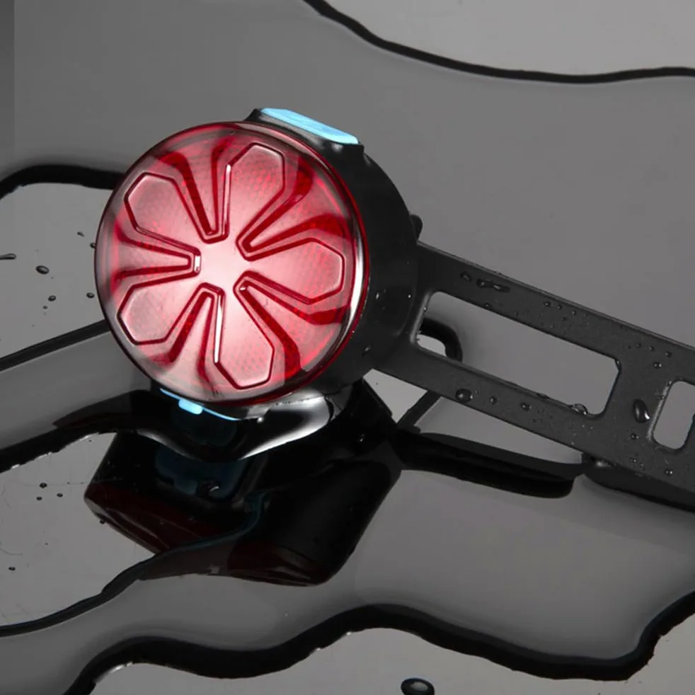 Luces traseras para Bicicleta, Luces para Ciclismo Nocturno, Luces para Bicicletas de montaña y Carretera, Accesorios de Carga para Bicicletas