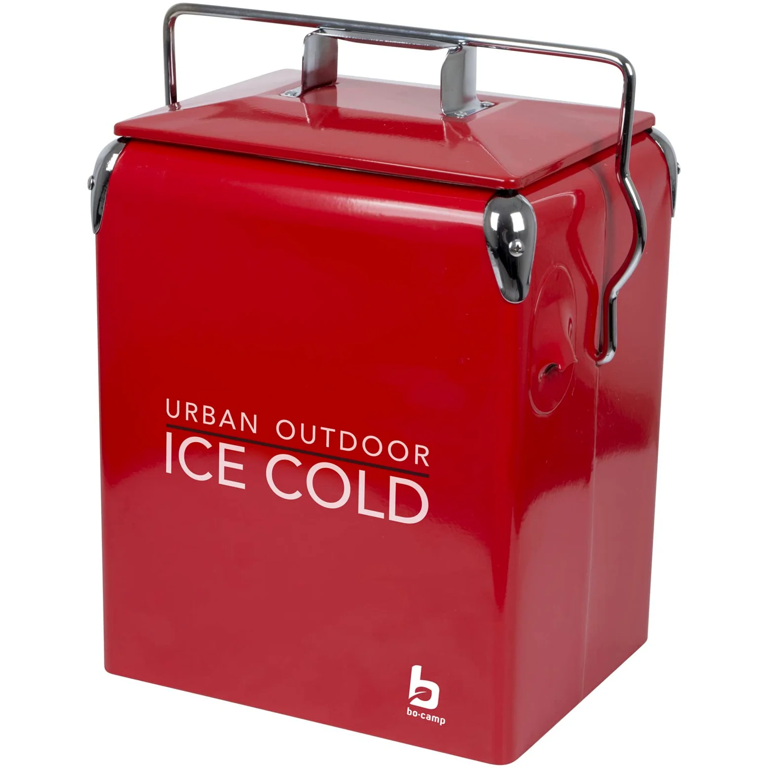 Bo-Camp Urban Outdoor Greenwich - Enfriador Retro Unisex, Color Rojo, Talla única
