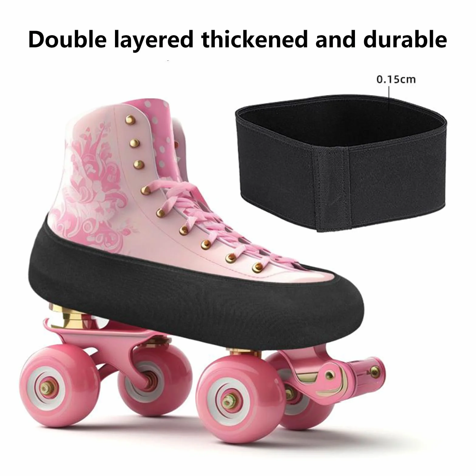 para Patines de Hielo - Protectores Elásticos Impermeables de Envoltura | s para Patines de Ruedas | para Patinaje Artístico, Velocidad, Recreativo, Hockey, Jóvenes, Adultos, Niñas,