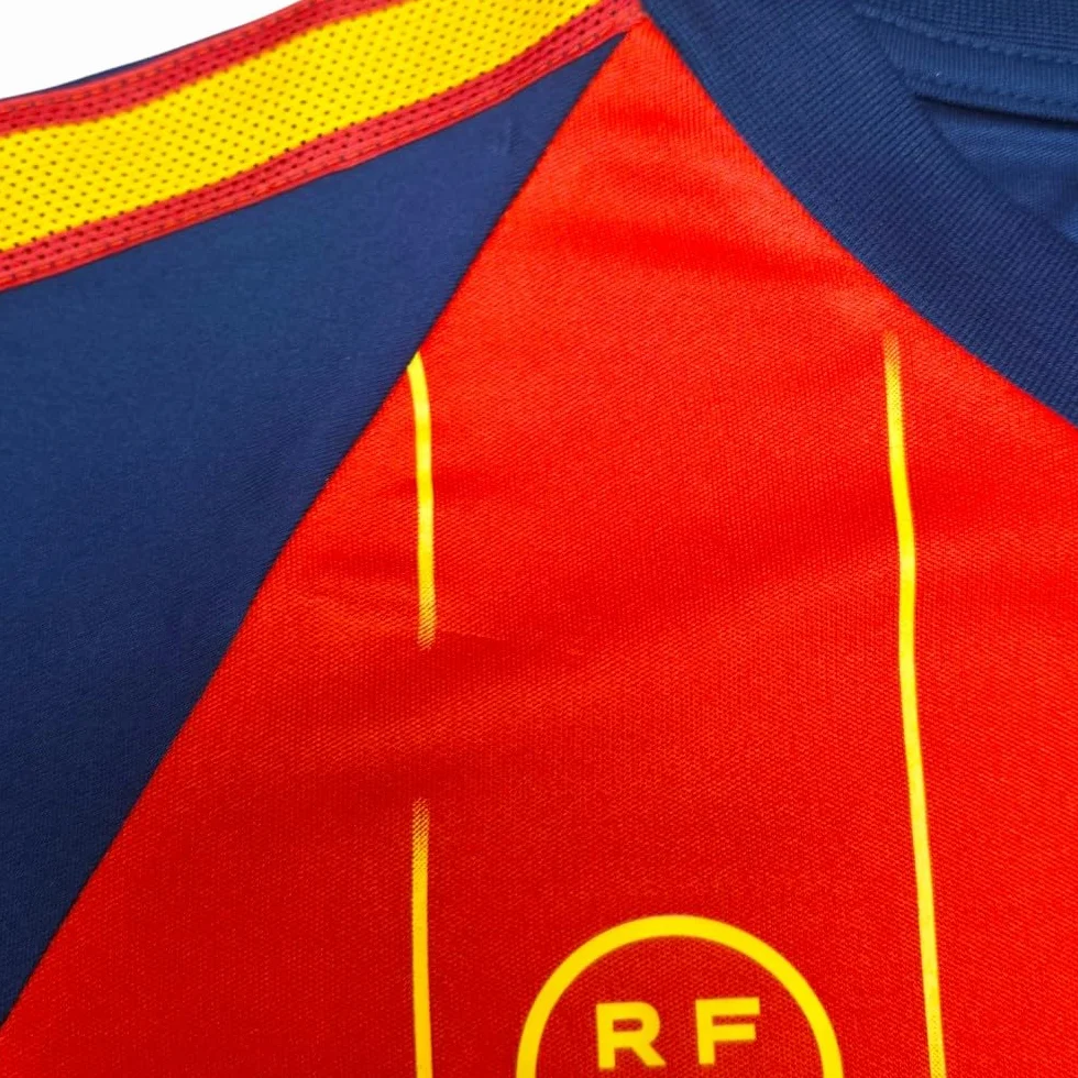 Camiseta Seleccion Española Mundial 2026-2028 Replica Oficial | LAMINE YAMAL #19 | Edición Actual | Escudo Bordado | Tejido Transpirable | Corte Unisex | Detalles Premium Aficionado
