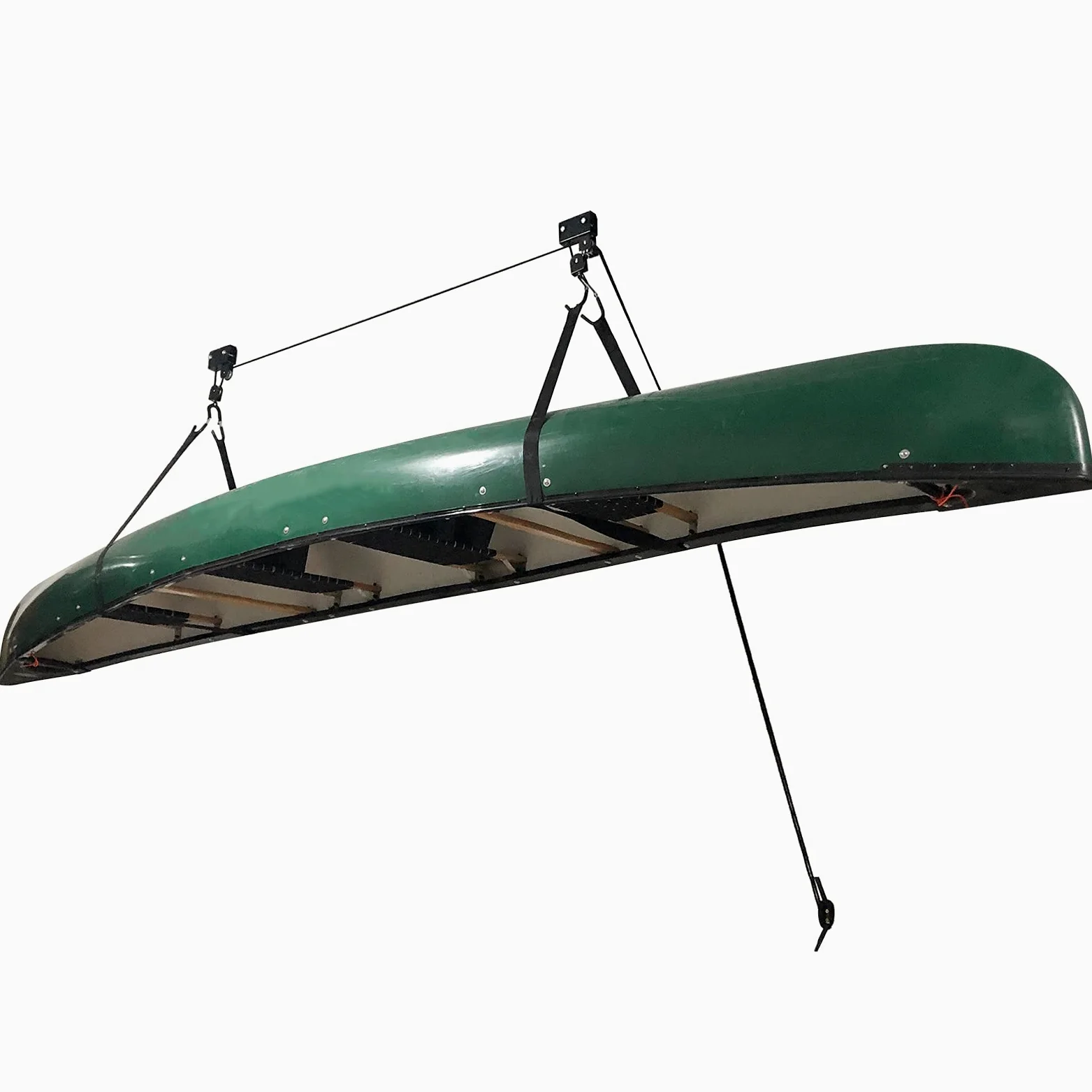 Elevador de Techo para Kayak y Canoa, Elevador de Kayak Conde polea Colgante, Soporte de Techo para Kayak, Soporte de Techo para Tabla de Remo, de polea Resistente,