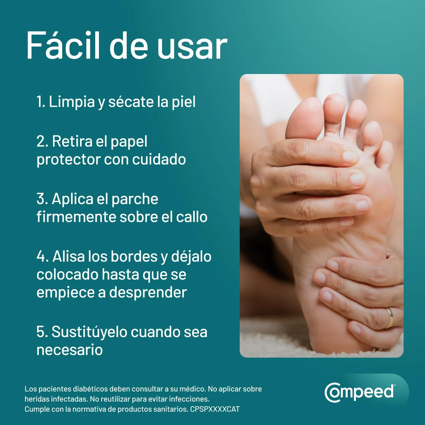 Compeed Callos Medianos 10 uds Tratamiento para eliminar callos pies