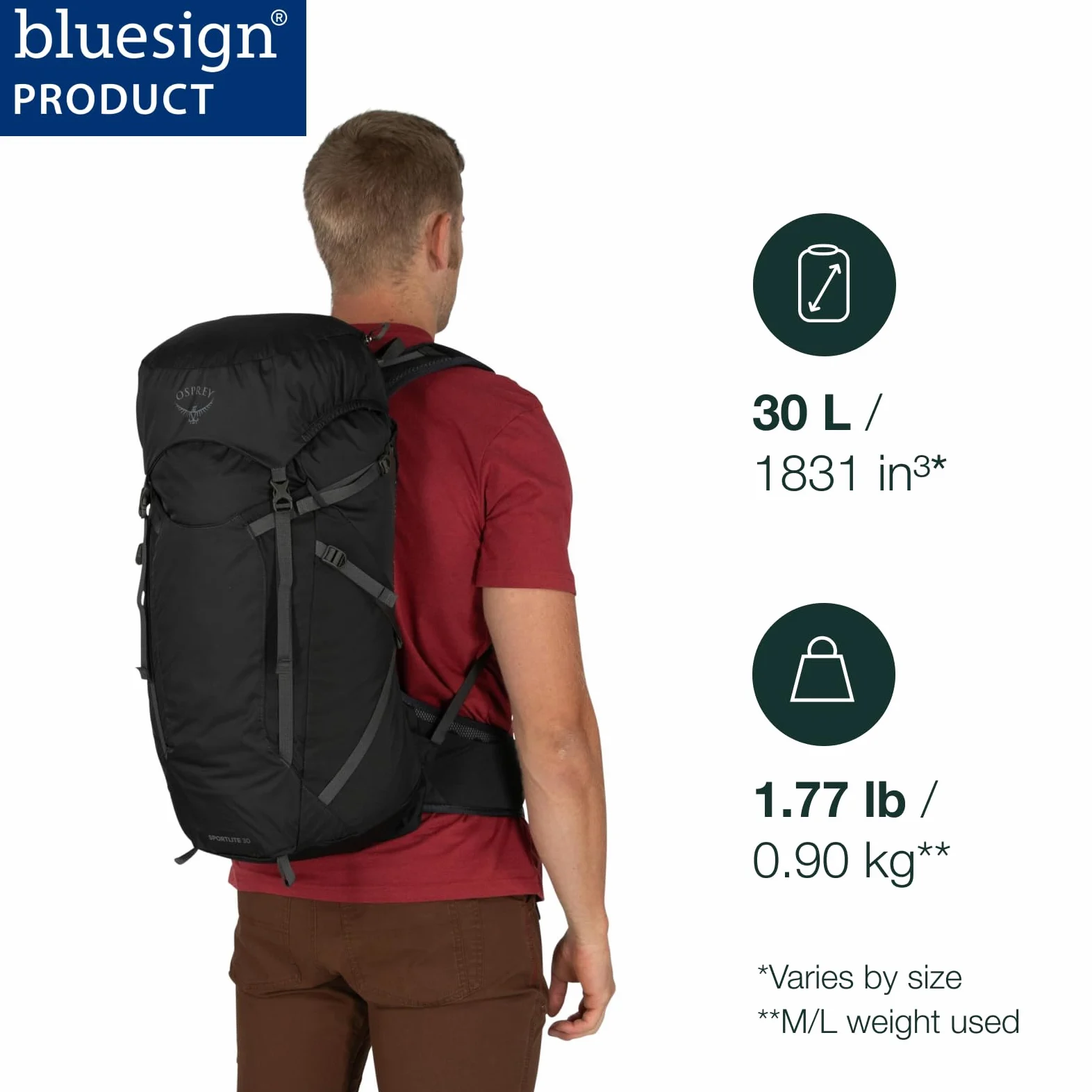 Osprey Sportlite Unisex Mochila Mochila Unisex adulto (Pack de 1)