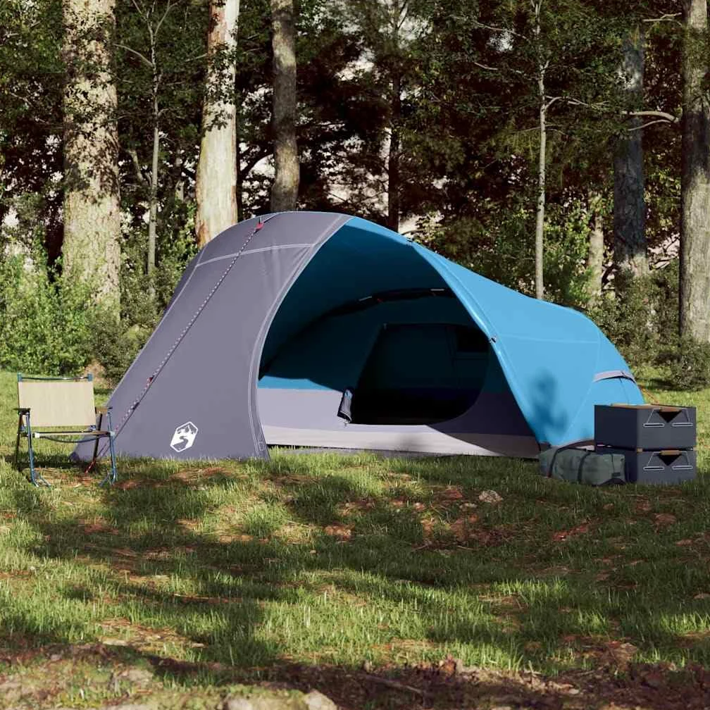 Tienda de campaña con cúpula para personas, verde, poliéster impermeable con revestimiento de PU, fácil montaje, ideal para aventuras al aire libre y viajes