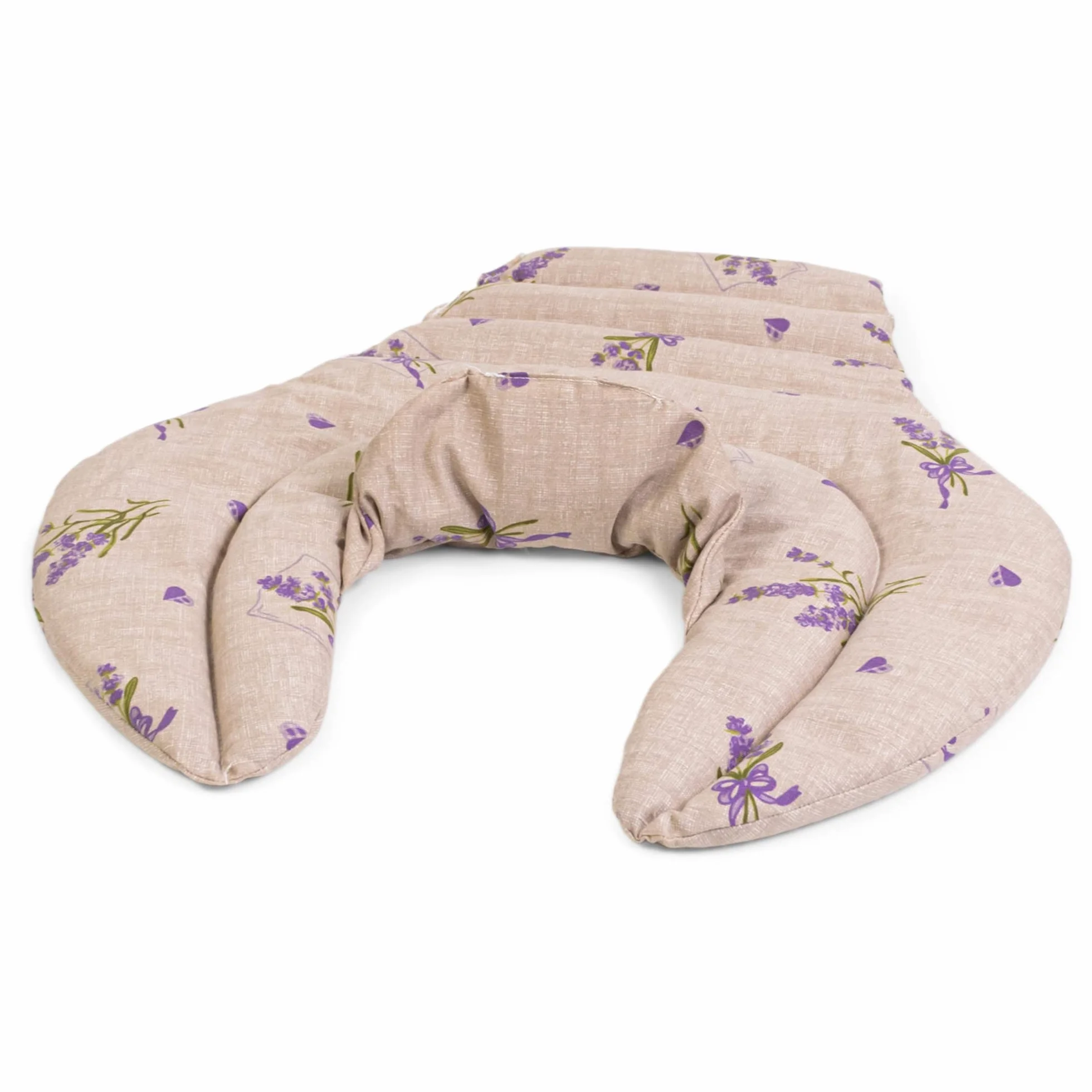 Cojín cervical térmico para cuello y hombros aroma de cereza marrón