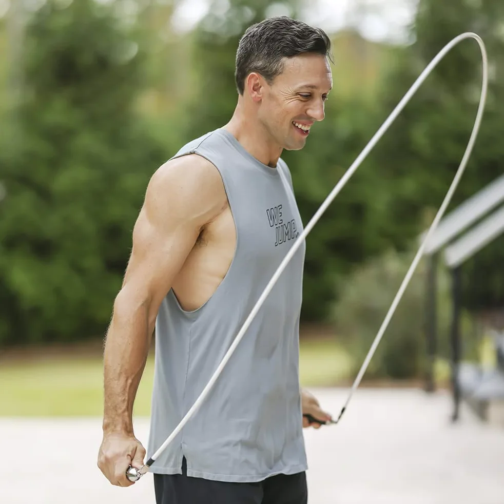Crossrope Juego de cuerda de saltar Get Lean - Cuerda de velocidad y cuerda de fuerza