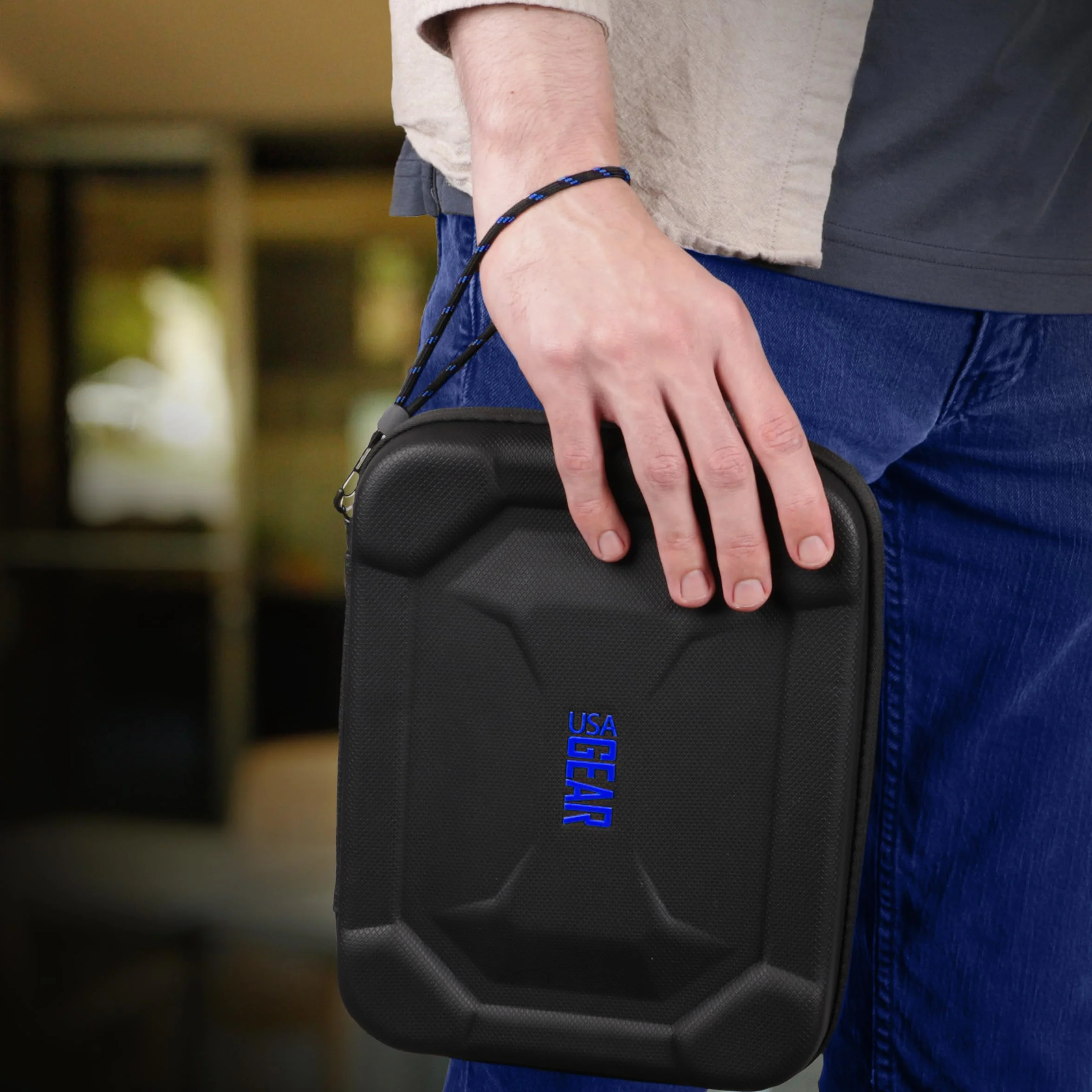 USA Gear Funda para Dardos semirrígida XL, Funda de Transporte para Dardos (15), Puntas de Dardos, Ejes de Dardos, vuelos de Dardos y más Accesorios de Dardos, Compatible con Dardos de Punta Suave y