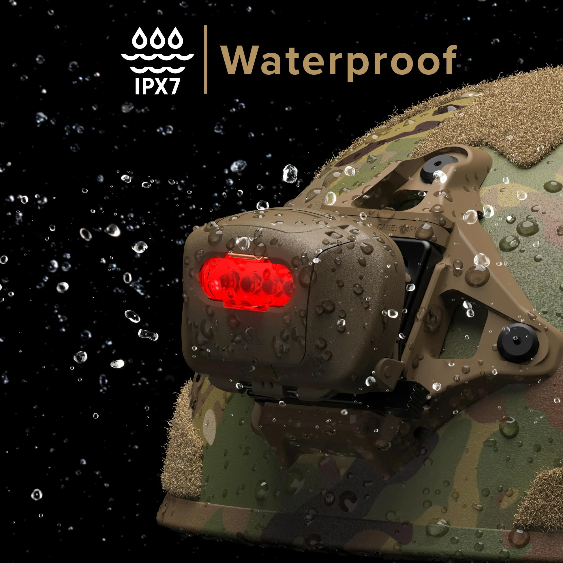 Princeton Tec Quad Tactical MPLS Linterna Frontal LED