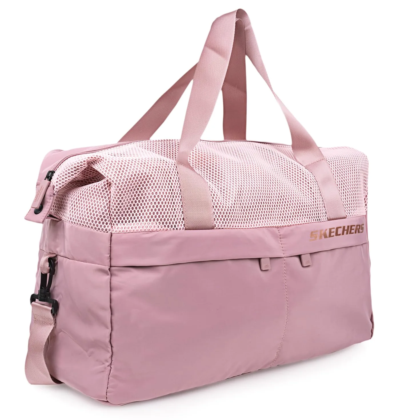 Skechers - Bolsa Deporte Unisex Fw21 Versátil para Gimnasio Viaje Mujer Y Hombre Resistente Espaciosa Ideal para Piscina Y Fin De Semana, Woodrose