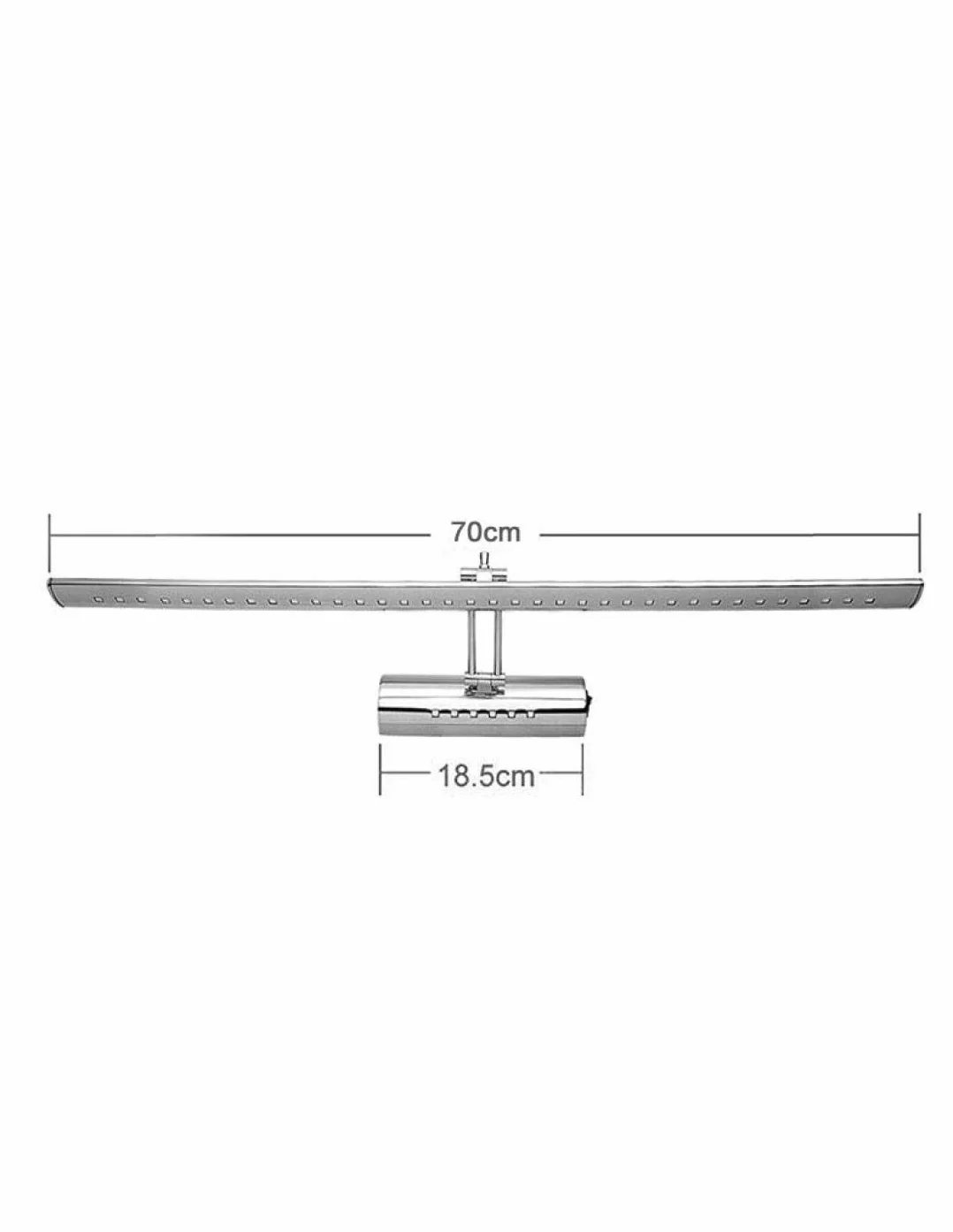 Aplique LED TAX 70cm 9W Blanco neutro para espejos y cuadros