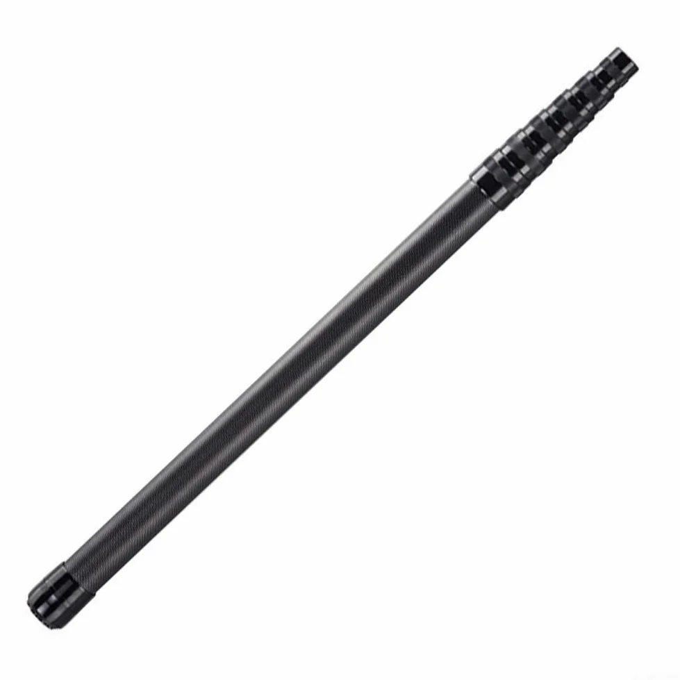 SPORTARC Red de pesca de fibra de carbono portátil de 3 m, mango largo, telescópica de fibra de carbono, caña de pescar con mango de pescado, barra plegable