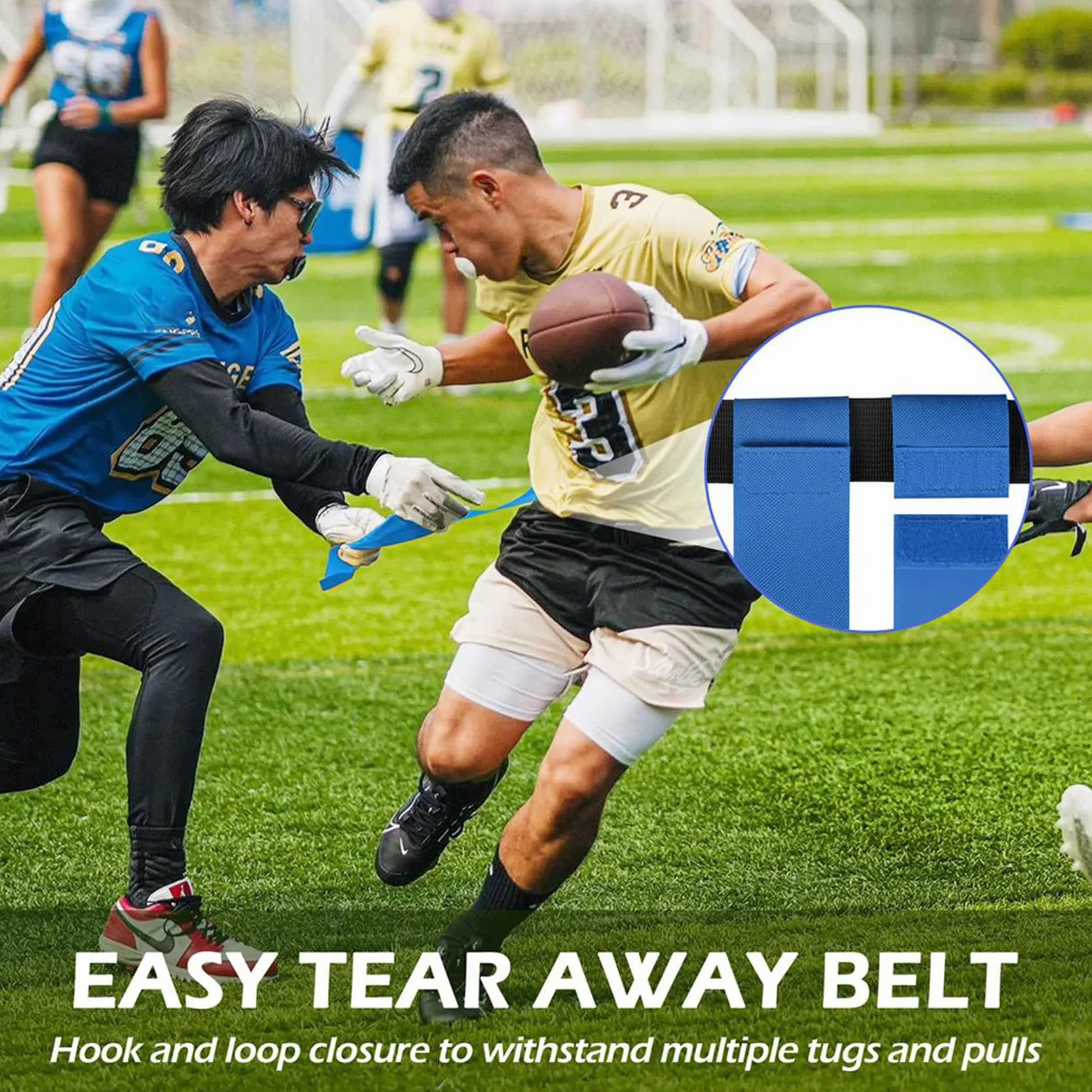 Cinturón de fútbol con bandera ajustable, para 28 jugadores para entrenamiento deportivo, competición