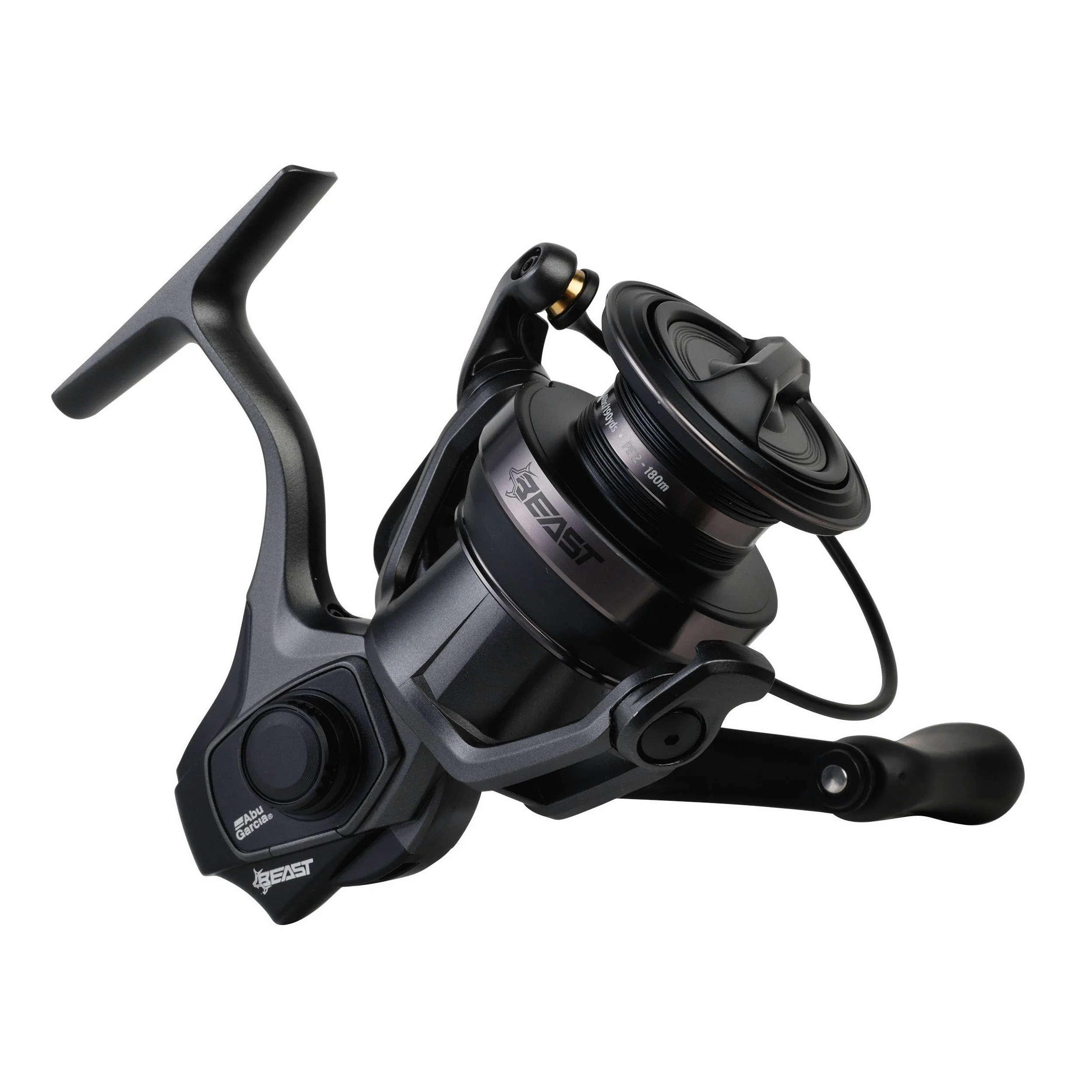 Abu Garcia Beast Spinning Carrete Giratorio | Carrete para Pesca de Depredadores en Agua Dulce y Salada | Señuelos Grandes, cranks y Pesca con señuelos | Estructura de aleación | Múltiples tamaños