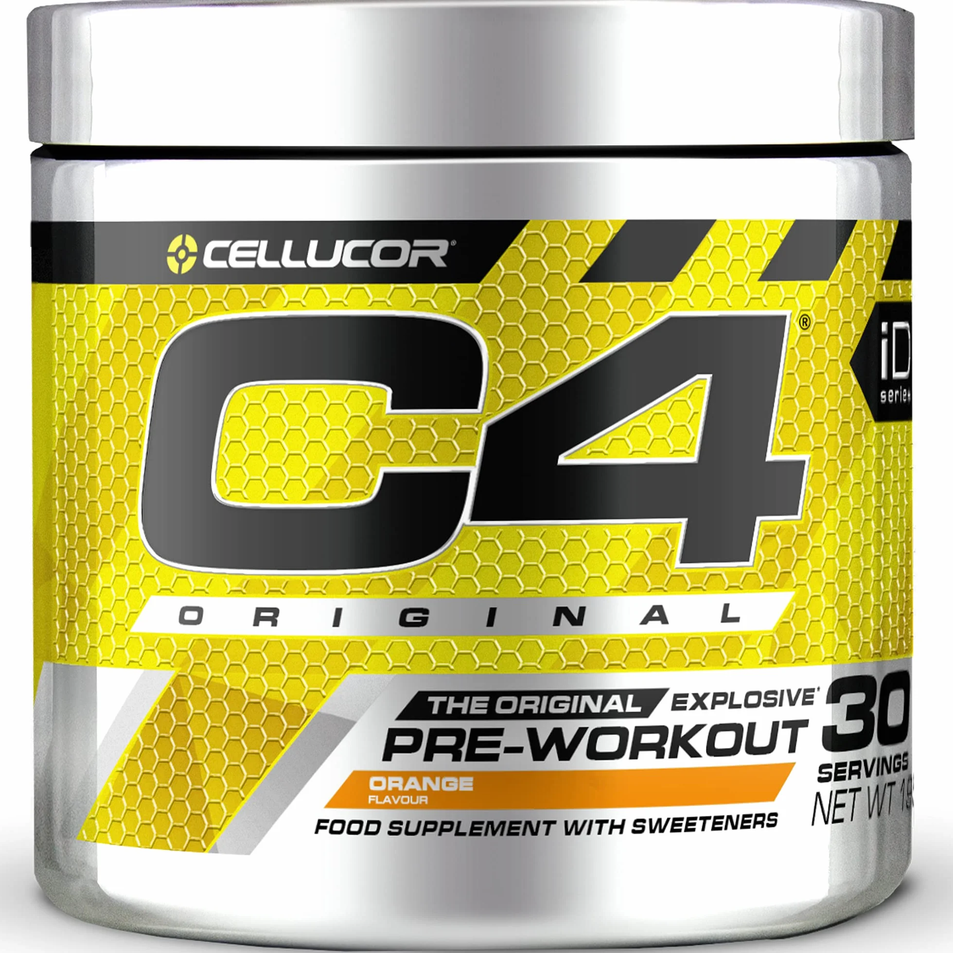 C4 Original Preentrenamiento en Polvo Naranja 150 mg Cafeína Beta Alanina Creatina 30 Raciones