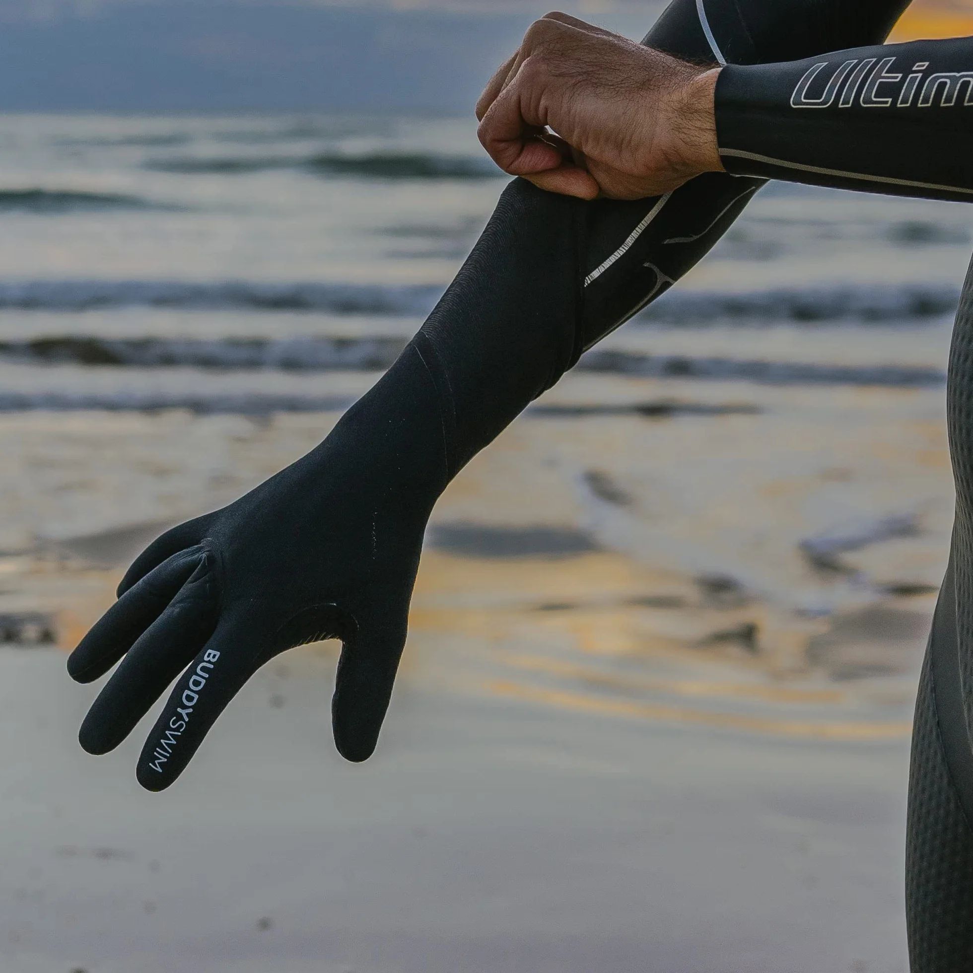 Guantes Neopreno 2.5 mm para Natación en Aguas Abiertas. Guantes Neopreno para Las Manos Aislante del Frío, para Buceo, Submarinismo, Snorkel, Surf, Pesca Submarina y Trabajos en el Agua