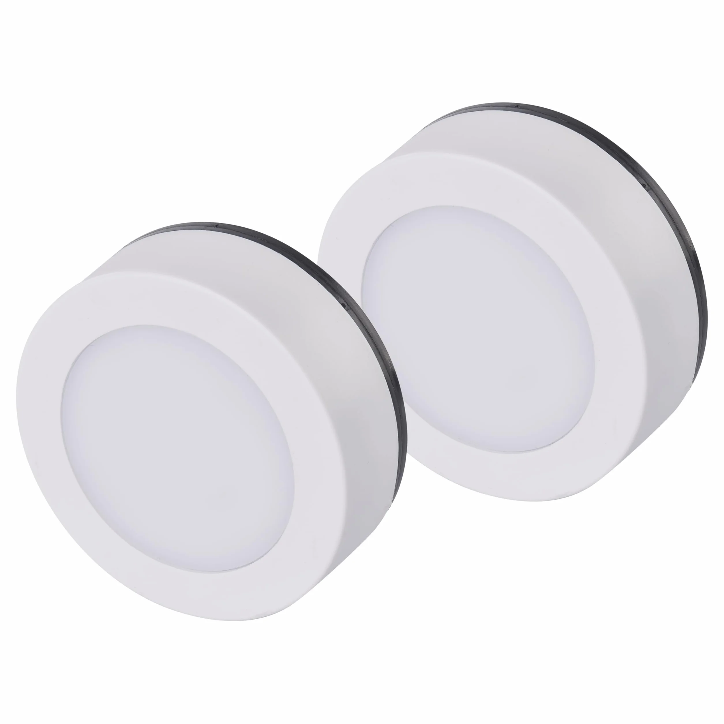 EMOS Luz nocturna LED 2 unidades con almohadillas adhesivas lámpara de presión