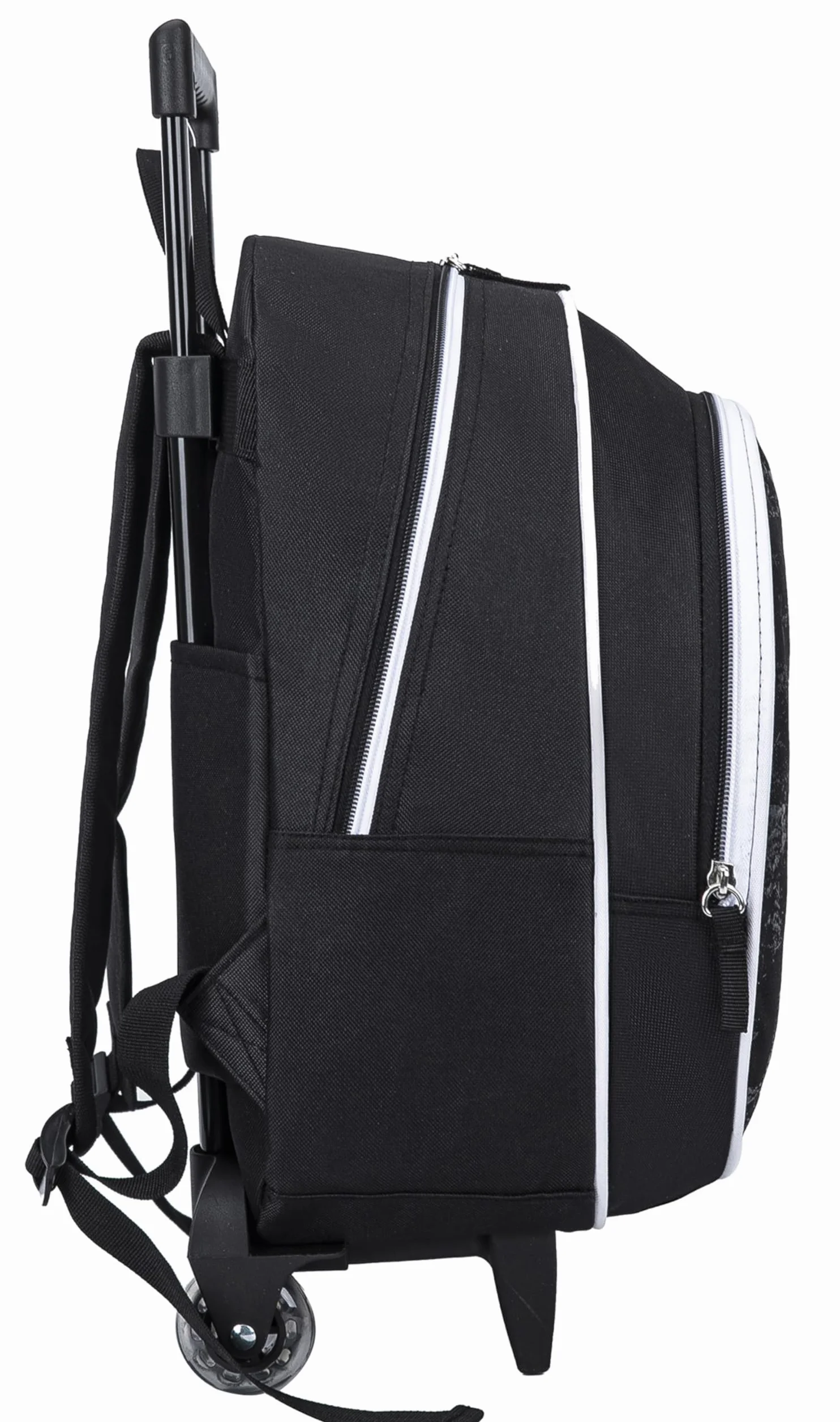 Real Madrid - Mochila escolar con ruedas Real - Colección oficial