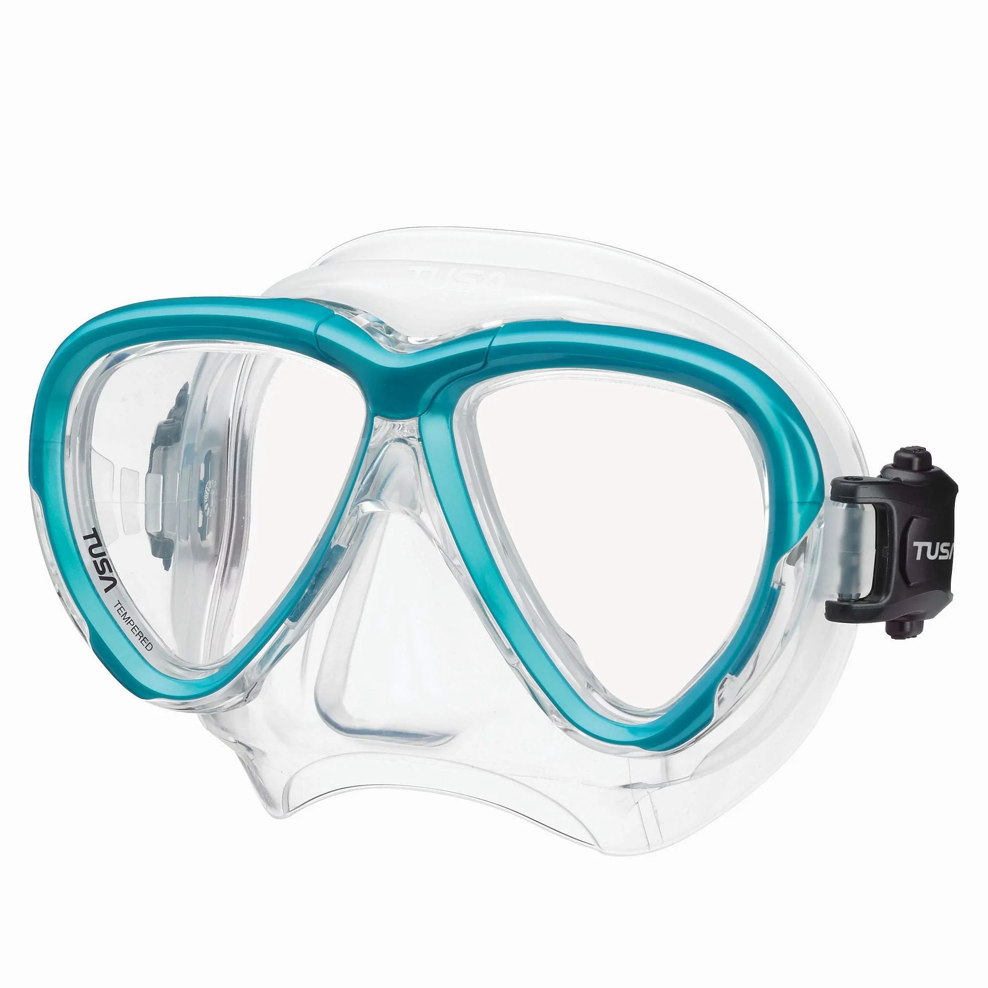 TUSA Intega - Máscara de buceo profesional (Ocean Green)