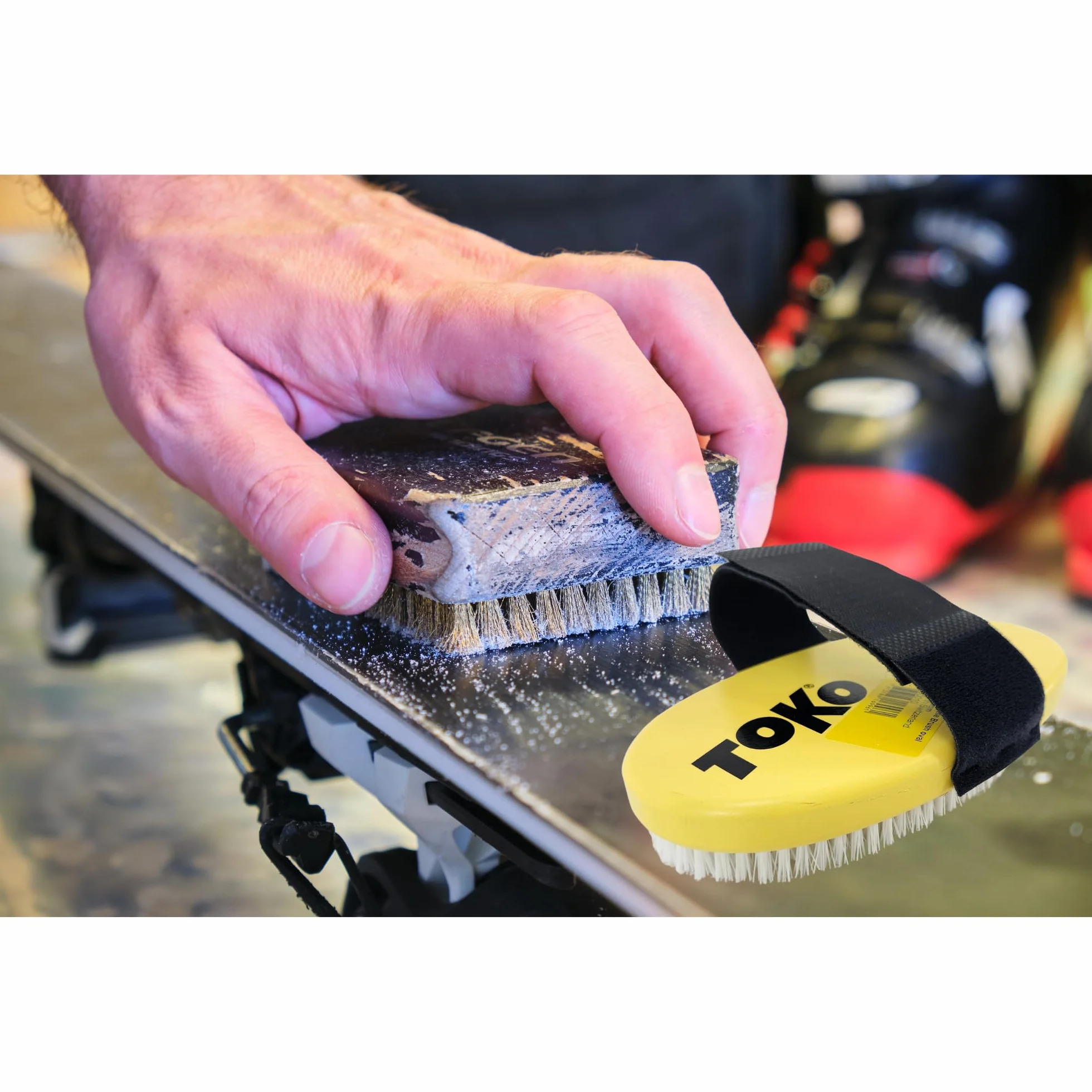 Toko Herramienta de reparación Base Brush Ovalada Nylon