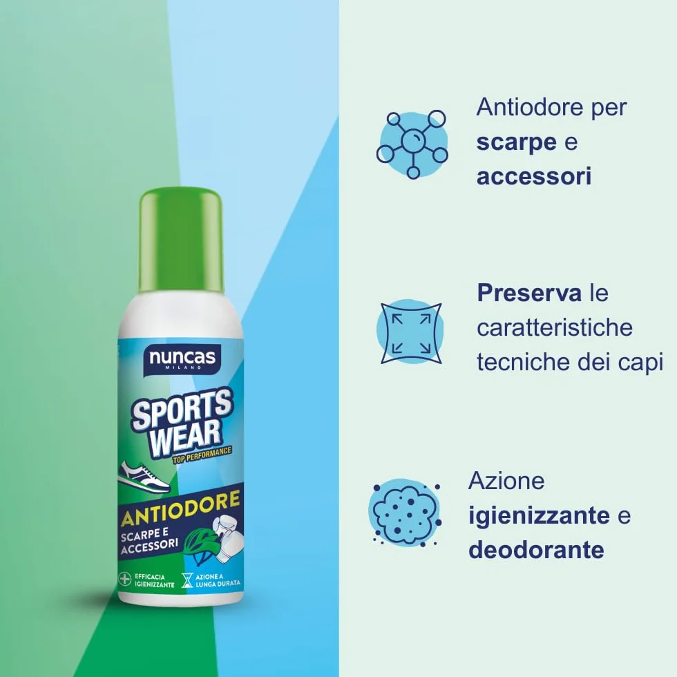 Nuncas Sportswear Spray Refrescante para Zapatos 150 ml