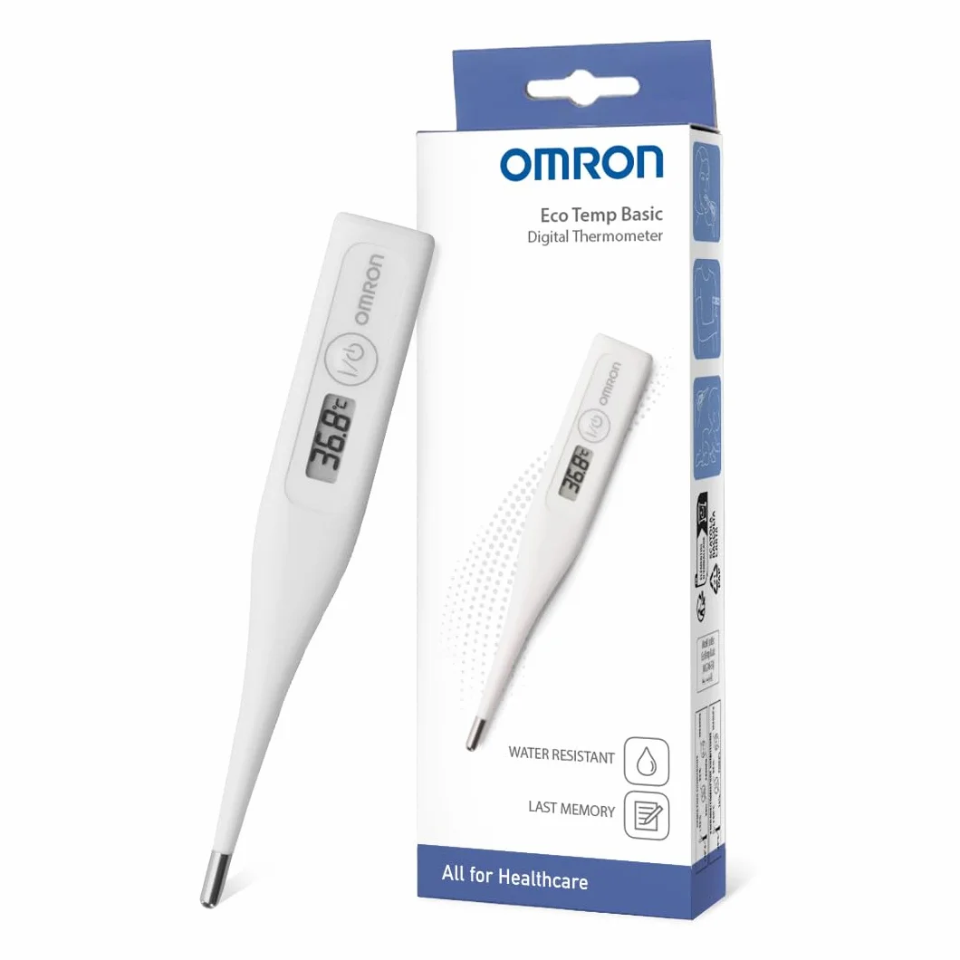 OMRON Eco Temp Basic Termómetro digital para bebé y adultos punta redondeada