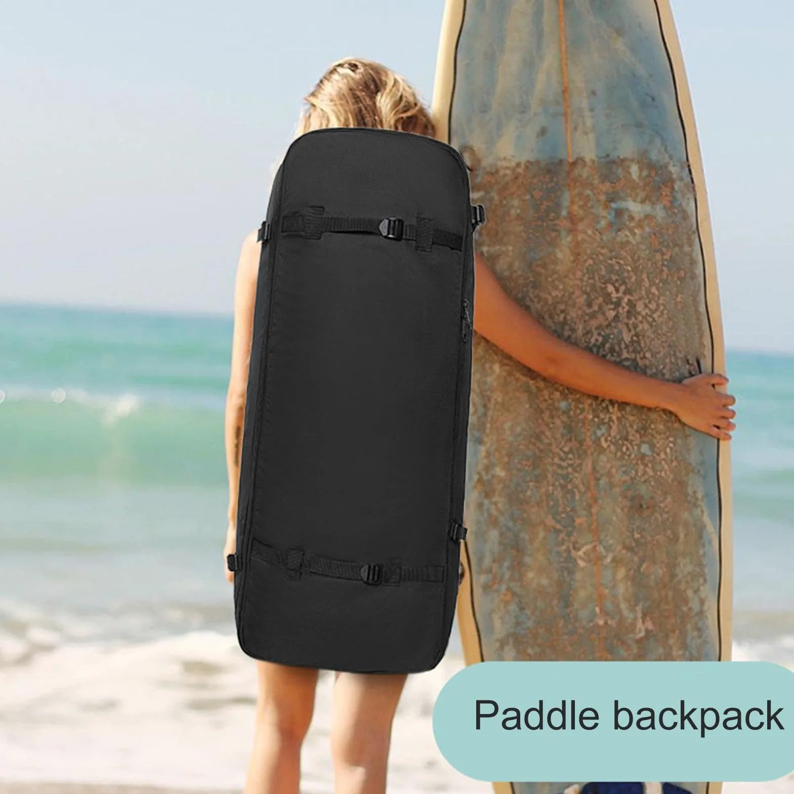Bolsa para Paddleboard Toalla Ligera E Impermeable Con Correa Ajustable | Bolsa Seca Para Paddle Boarding Para Natación en Río, Pesca, Camping, Senderismo, Playa, Agua