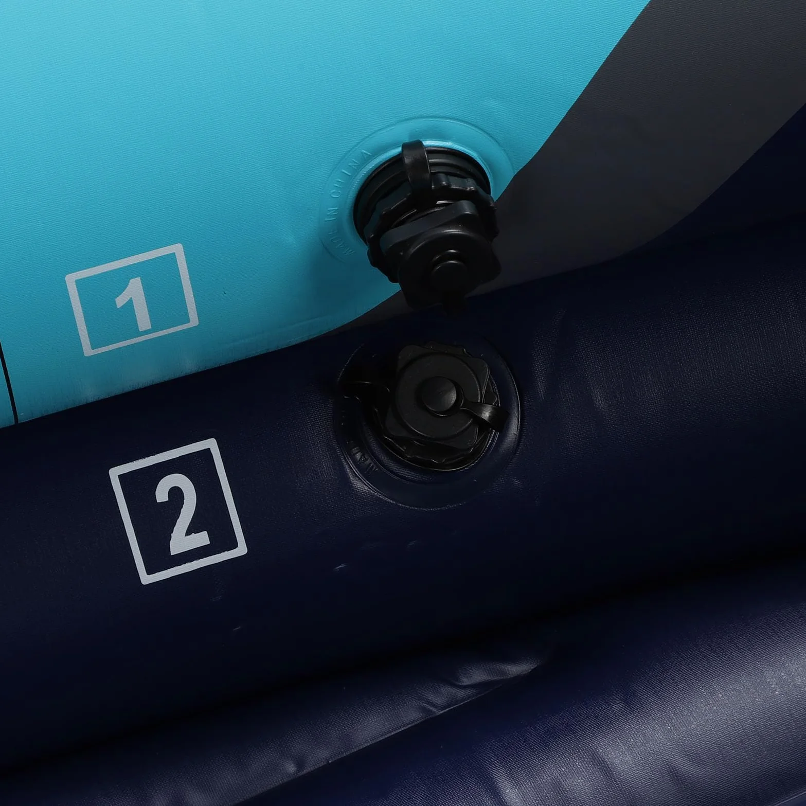 Kayak Plegable para 2 Personas, Canoa Inflable portátil con protección Solar, PVC Grueso, para Pesca, Rafting, canotaje