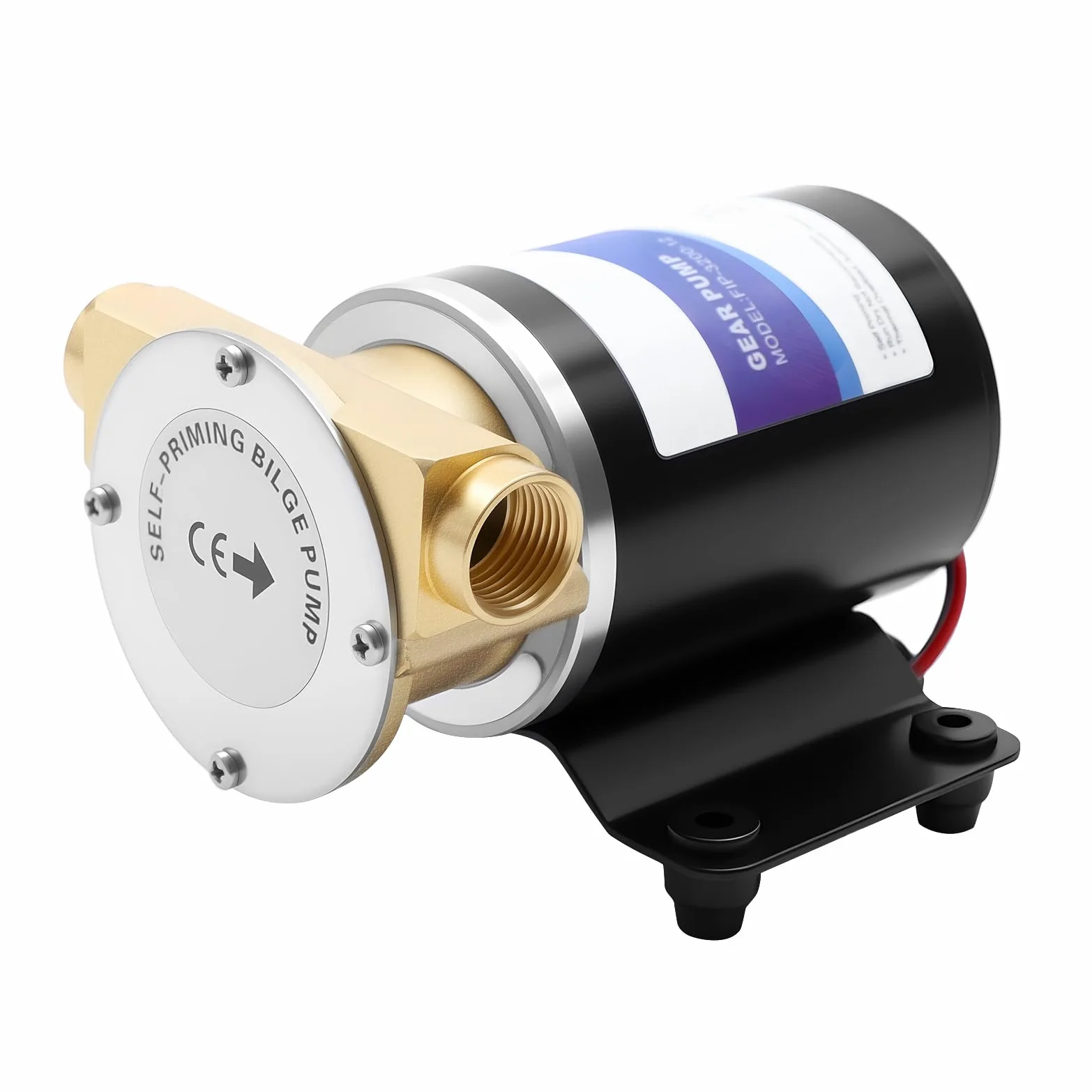 Bomba de agua bomba de achique 12 V 20 PSI bomba de limpieza de puente autocebante 23 l/30 l/min líquido automático para bomba de asña marina bomba de agua para barcos, estanques, piscinas (30 L)