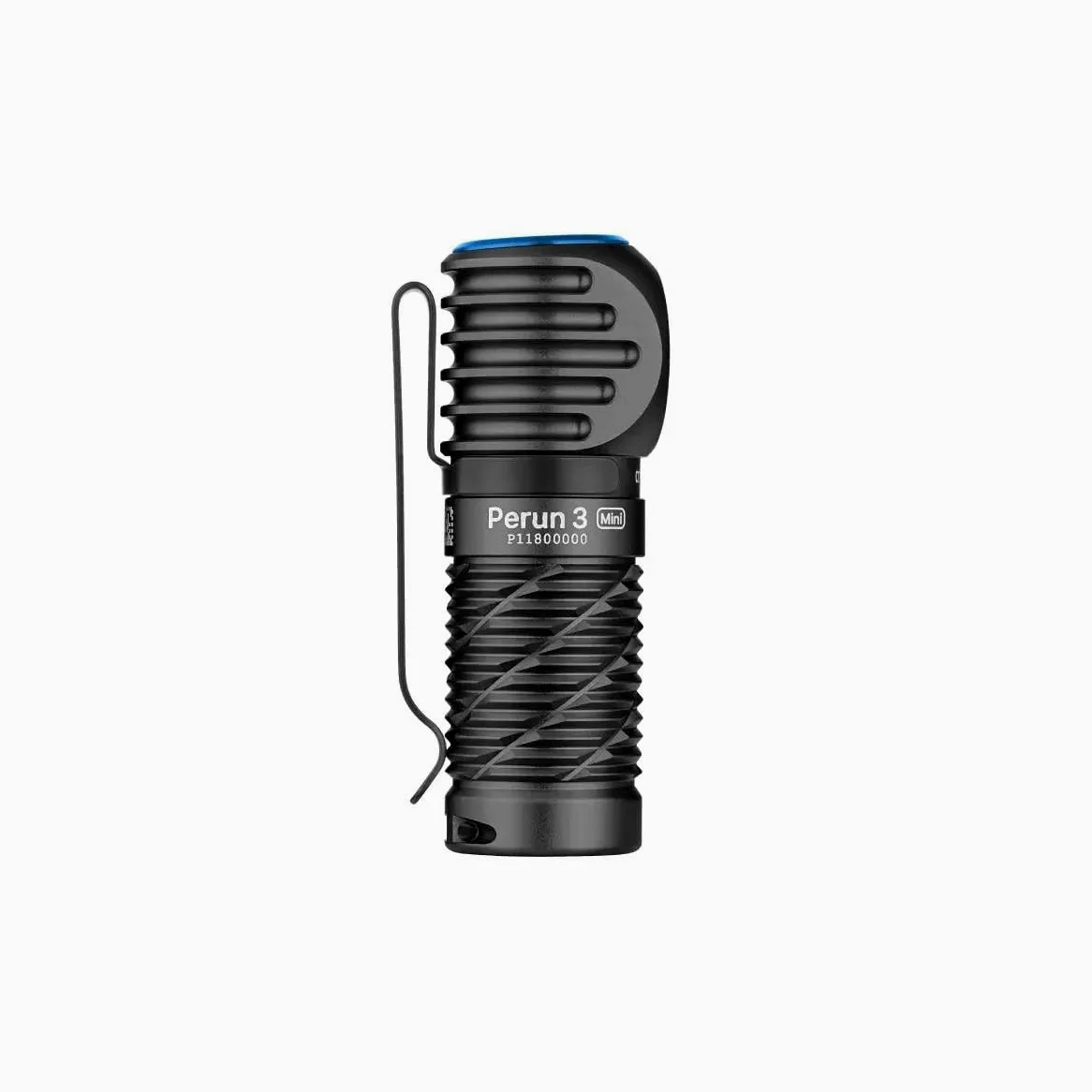 OLIGHT Perun 3 Mini, Linterna LED Frontal y Manual, 1250 Lúmenes, 155m Alcance, Luz Blanca y Roja, Batería Recargable (Negro)