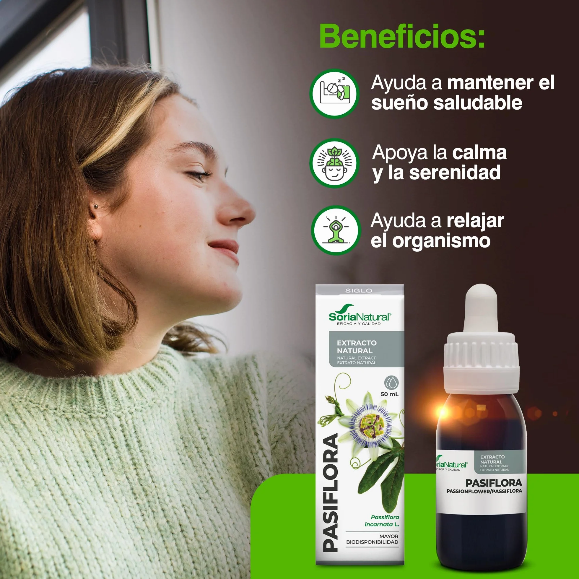 Soria Natural Extracto Pasiflora S.XXI Complemento alimenticio 50 ml