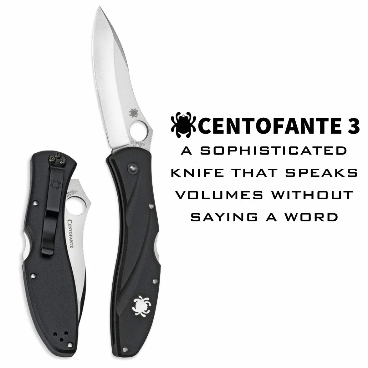 SPYDERCO Centofante 3 - Mango: FRN *_Filo: Liso