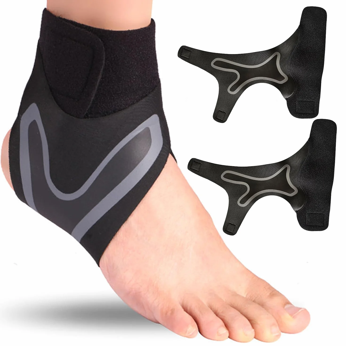 Tryxwrap Foot Wrap Plantar Fasciitis Compression XL 1 Pair