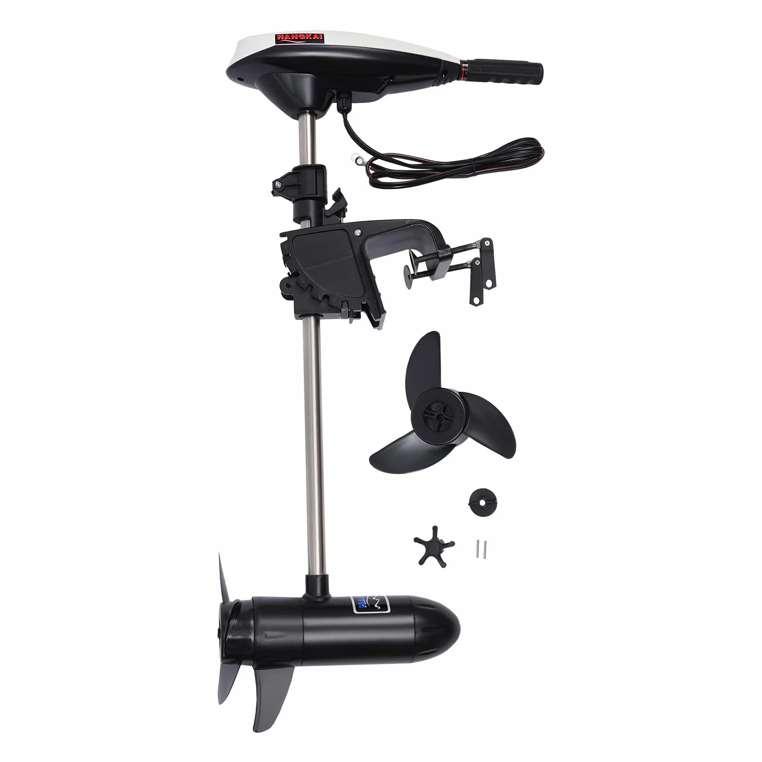 Bote hinchable 12 V, F5-R2, velocidad máxima 4 – 5 km/h para kayaks | Motor eléctrico para barco de 12 V, para botes inflables