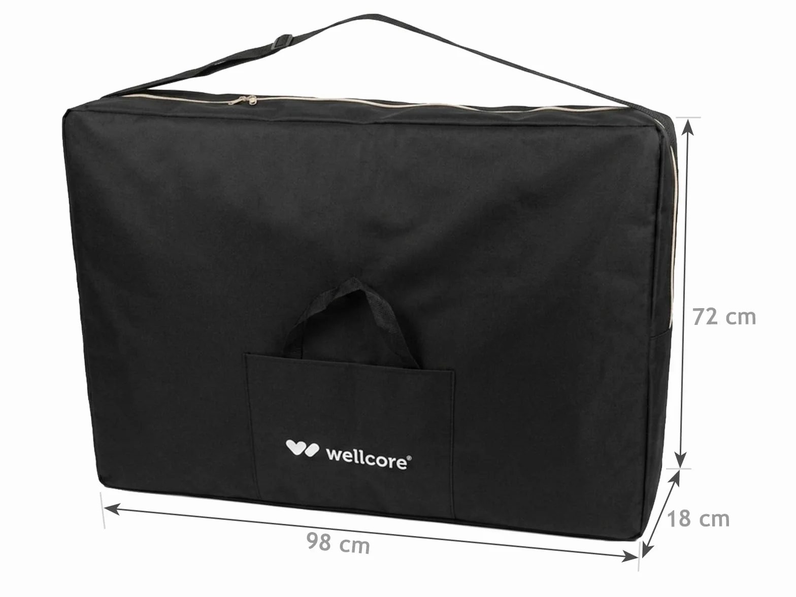 QUIRUMED Bolsa de Transporte para Camilla Plegable 18x98x72 cm Poliéster Resistente