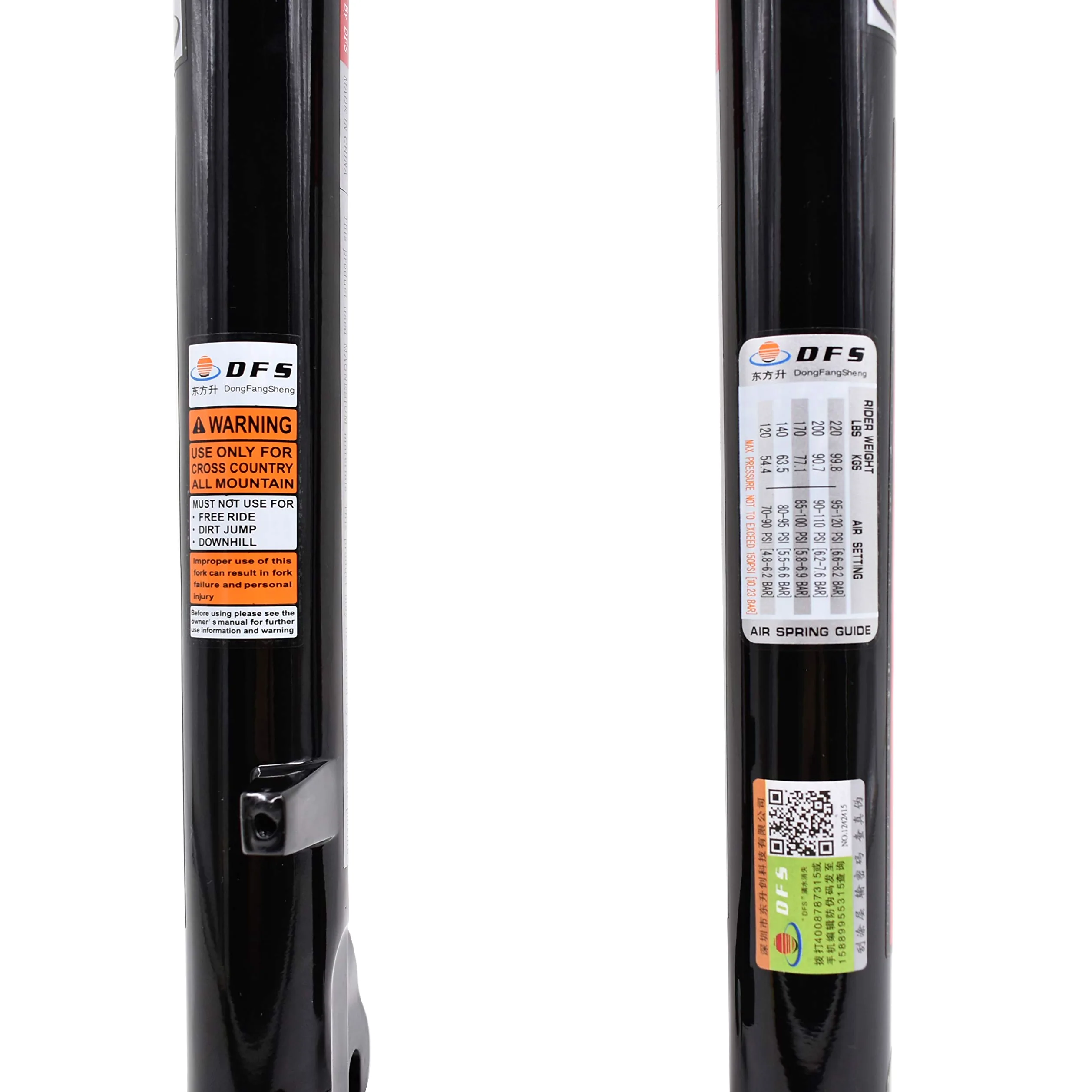 DFS Air Fork Cool-RLC-RCE suspensión Bicicleta MTB Tenedor montaña Tenedor 29 "y 27.5" (29 Pulgadas)