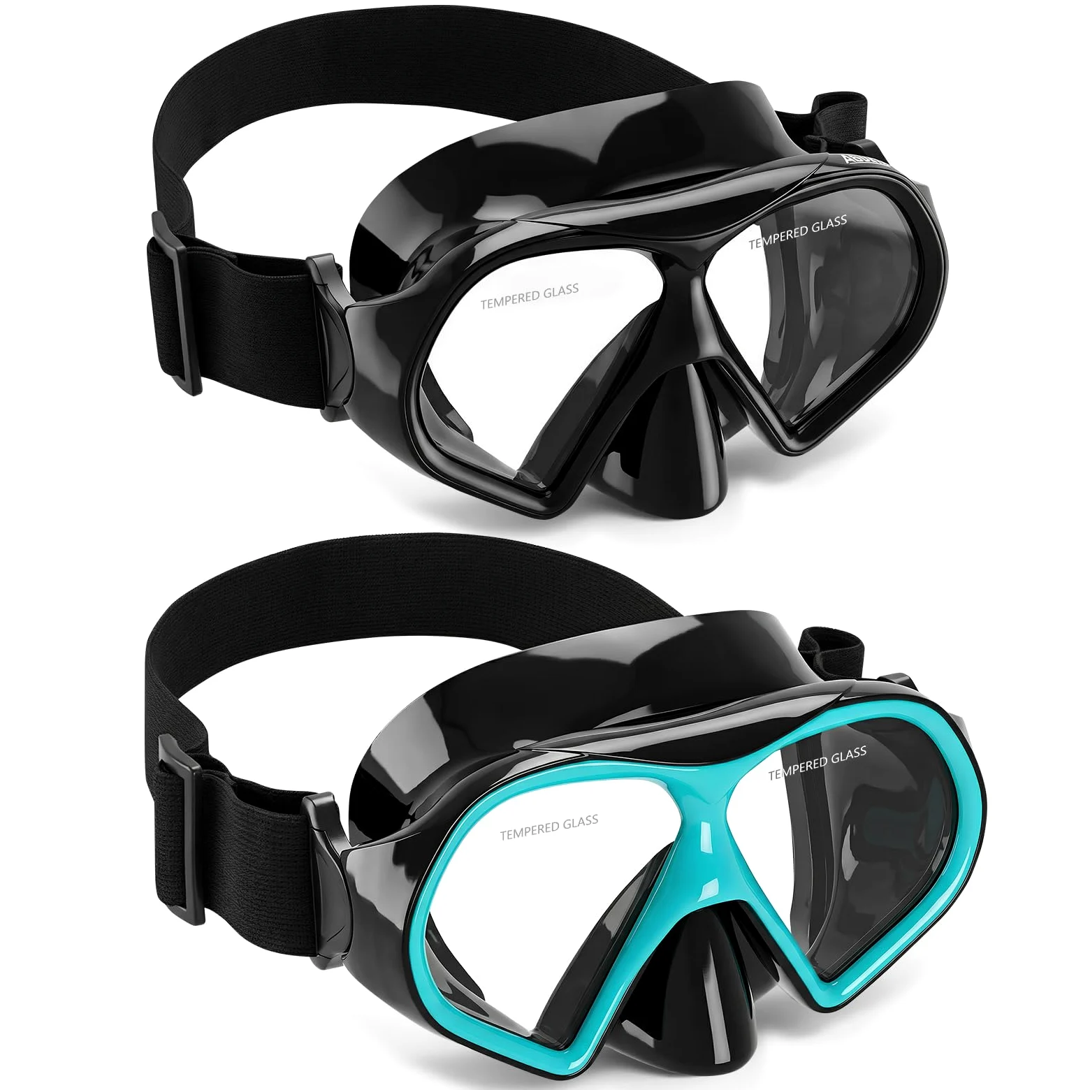 Aegend Máscara de buceo para adultos y jóvenes, máscara de esnórquel profesional, antivaho, antifugas, para esnórquel, buceo, natación y buceo