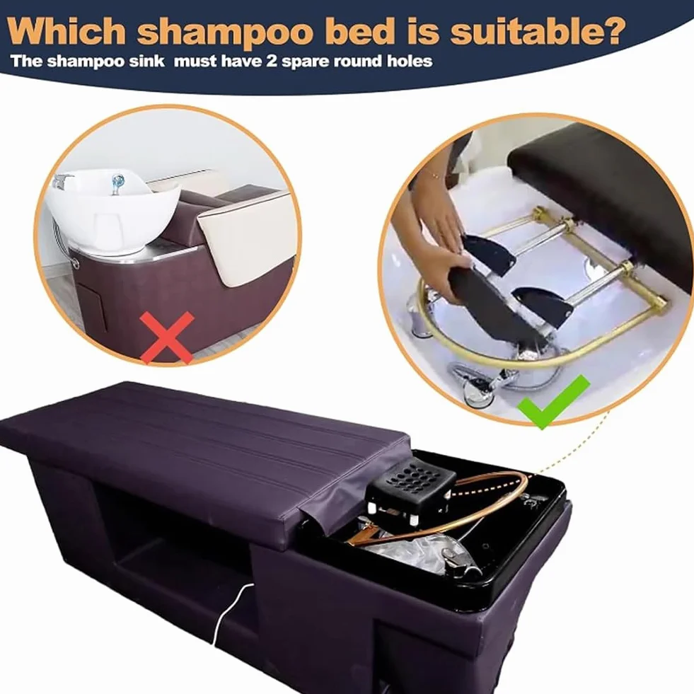 Equipo De SPA Head con Kit De Almohada, Estante De Circulación De Agua, Acero Inoxidable 304, 39,37 Pulgadas, Fijación De Metal Ajustable