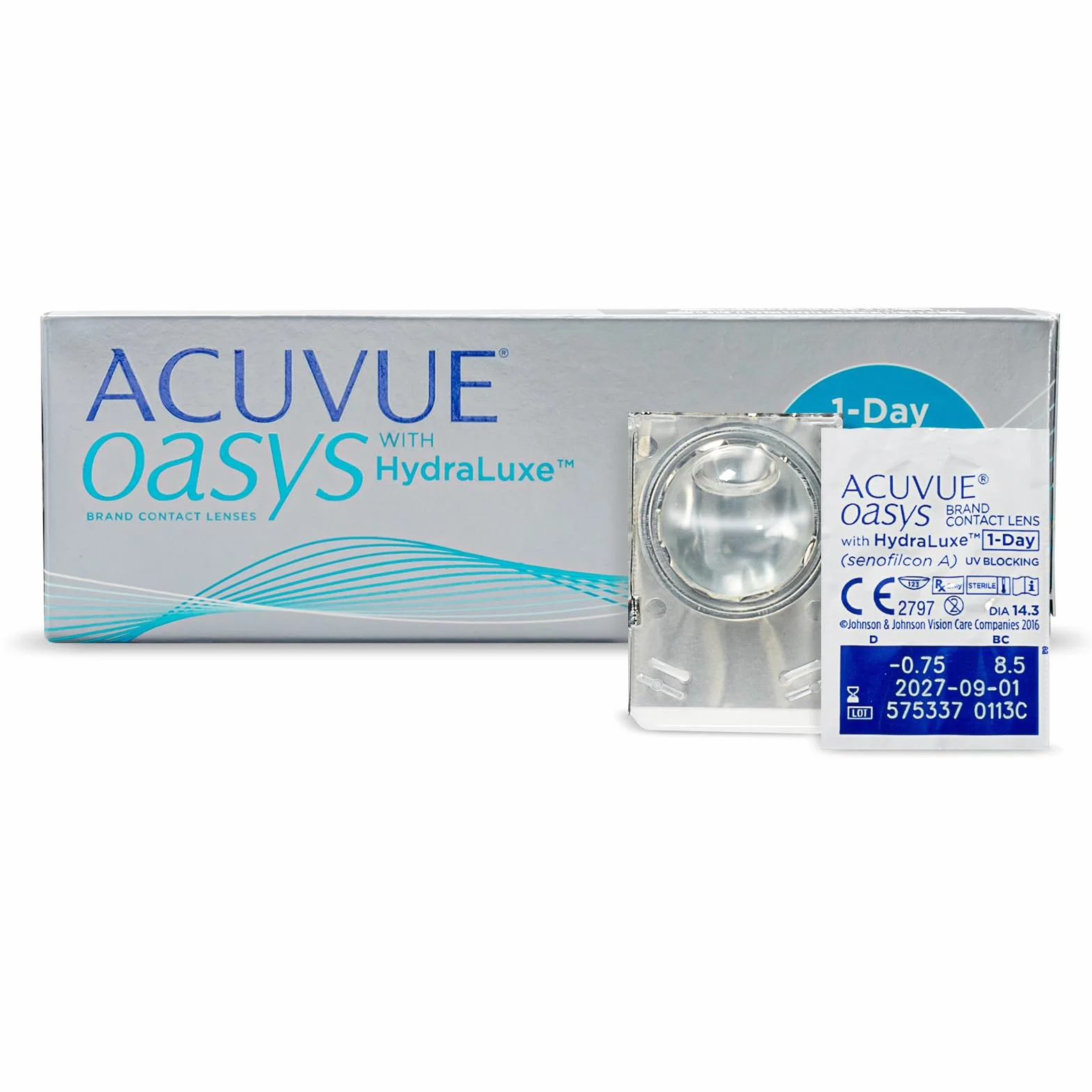 ACUVUE OASYS 1-DAY HydraLuxe Reemplazo Diario protección UV 30 lentes