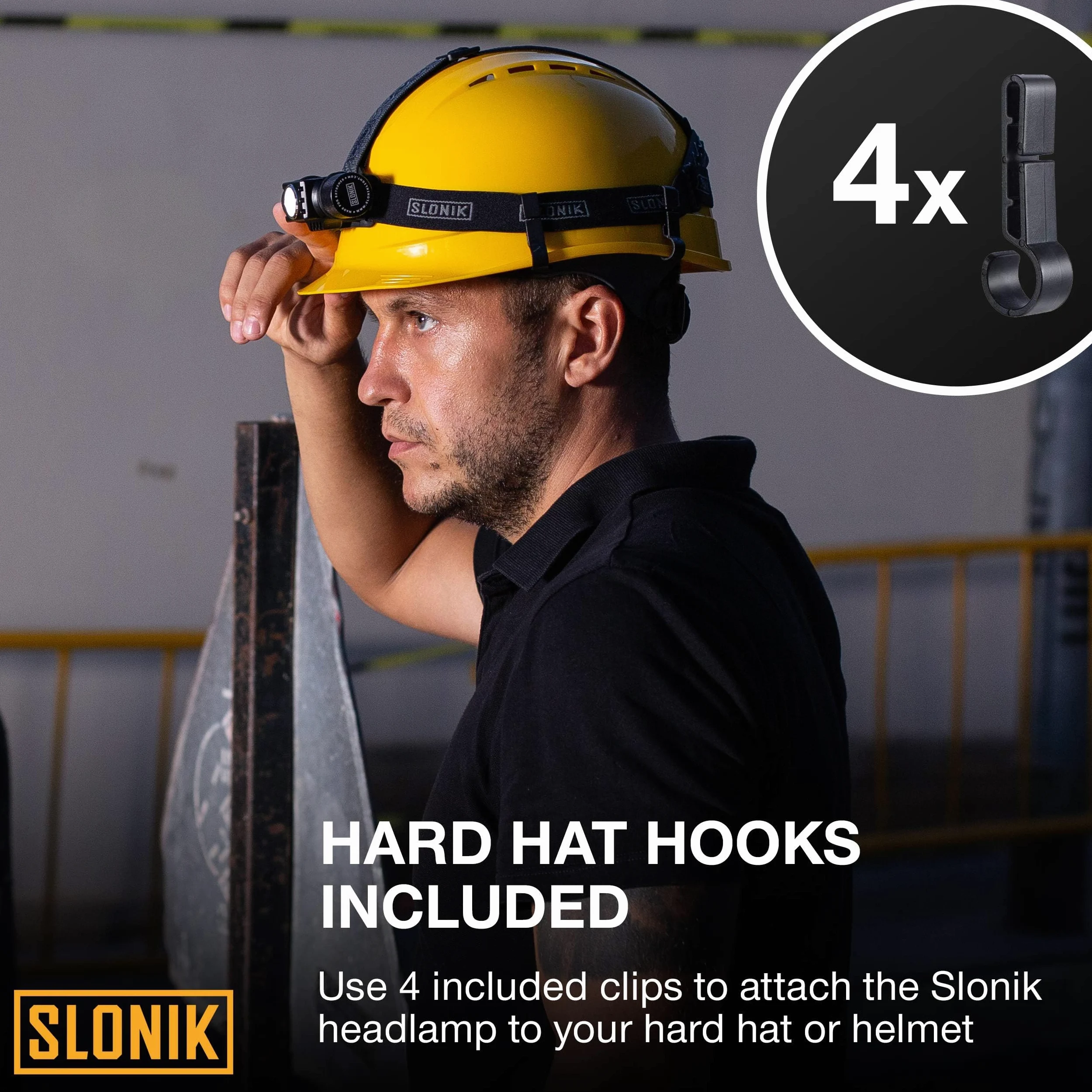 ALLESM SLONIK - Linterna frontal LED Cree recargable de 1000 lúmenes con batería de 2200 mAh, ligera, duradera, impermeable y a prueba de polvo, haz de 600 pies, equipo de camping y senderismo