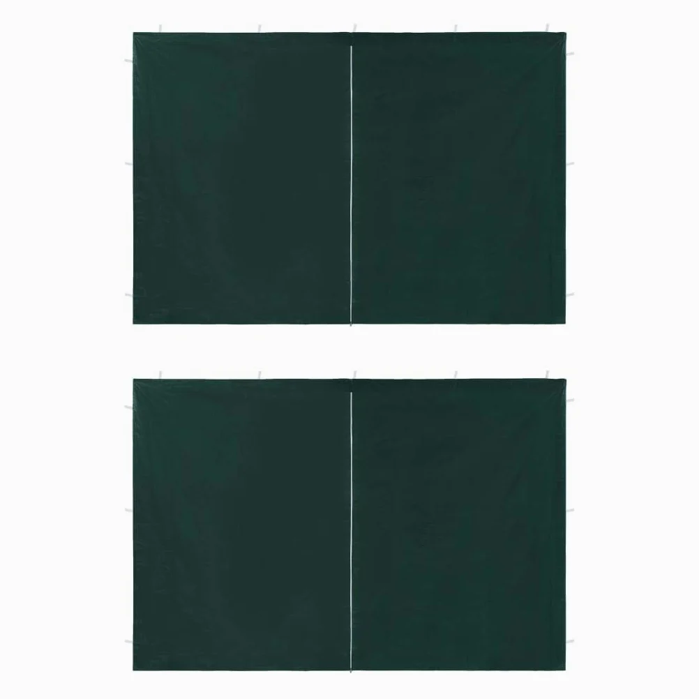 Tienda de campaña para el hogar y el jardín, 2 unidades, con cremallera, color verde