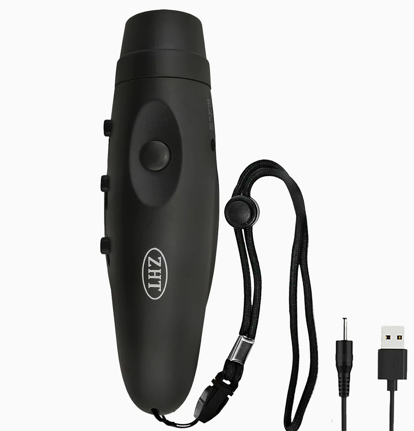 Silbato electrónico para árbitros con carga USB, silbato de emergencia de 3 tonos de alto volumen para árbitros entrenadores maestros, camping, senderismo, navegación, silbatos de seguridad con cordón