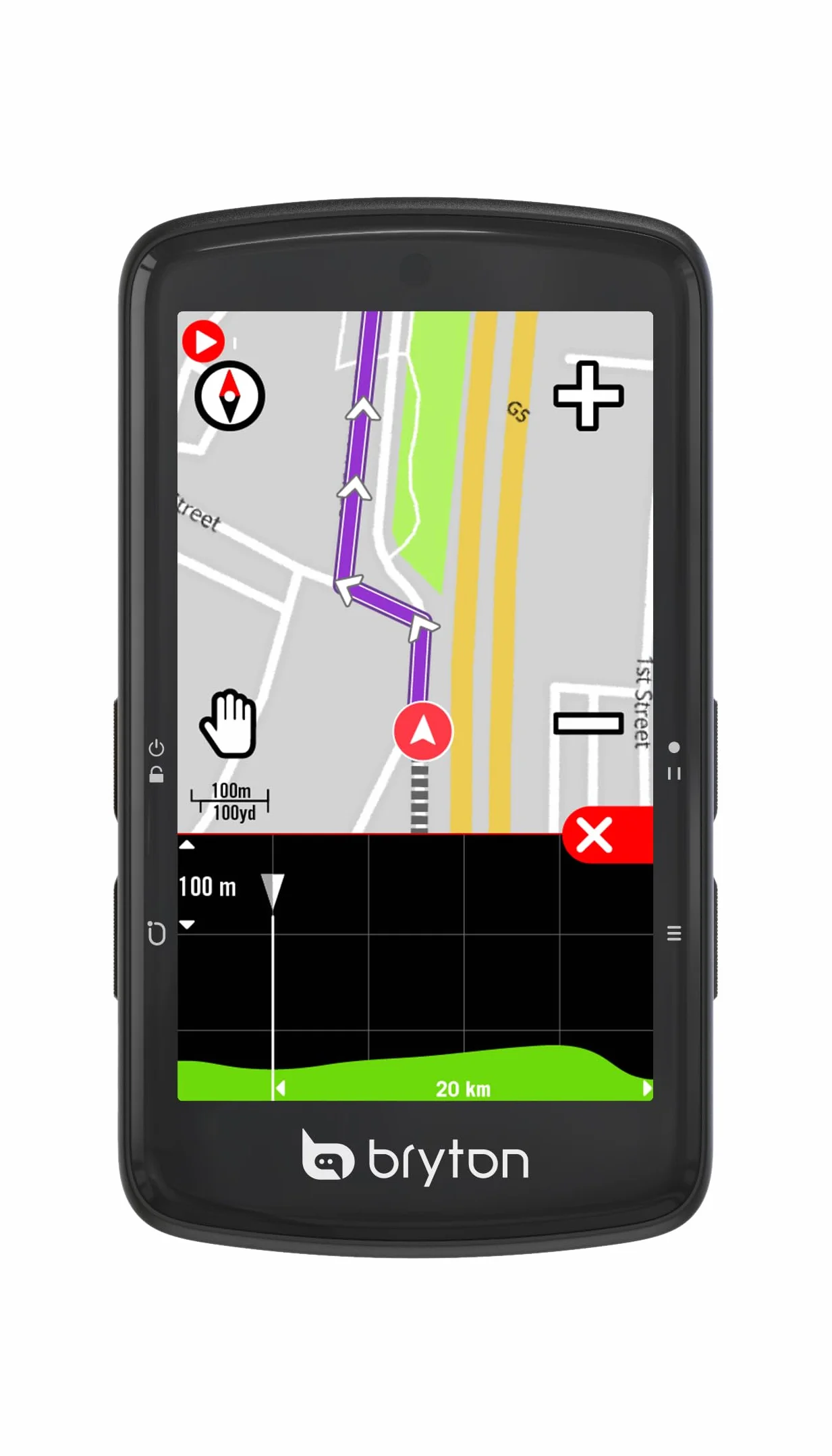 Bryton Rider S810 Pack Total 3 Sensores (Velocidad, Cadencia, Pulso) | Ciclocomputador GPS Táctil Color 3.5" | Batería 50h | Mapas Europa y Voz | Kit Ant+/BLE, Radar y E-Bike