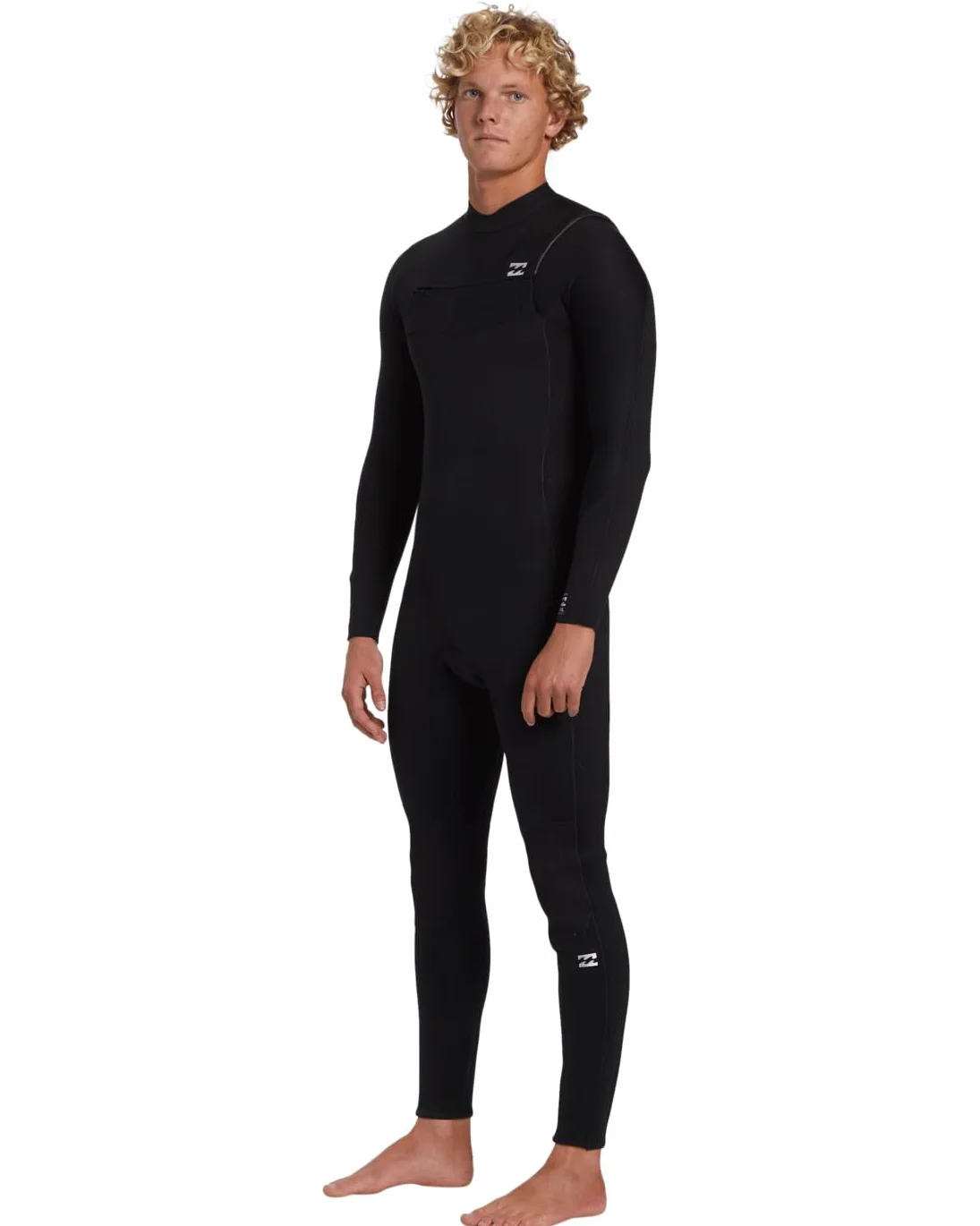 Billabong - Lámina para Hombre (4/3 mm, Cierre con Cremallera, Color Negro
