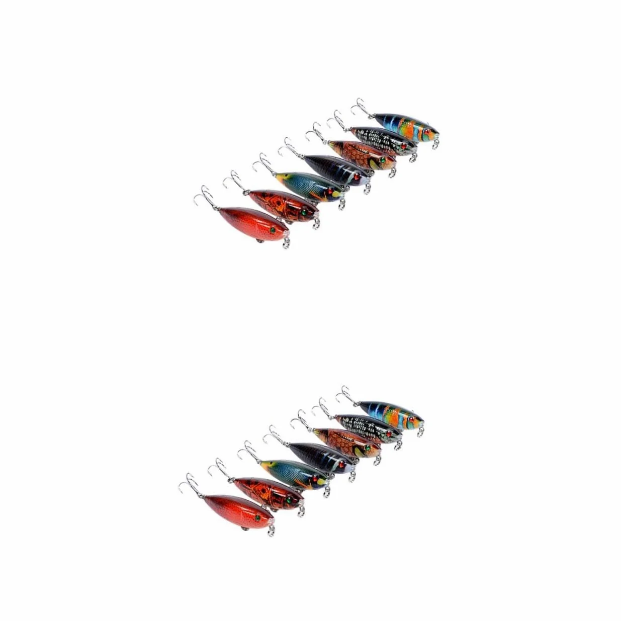 POPETPOP Cebos Flotantes Señuelos Bajos Señuelo Bajo Juego De Señuelos De Pesca Aparejo De Pesca Duro Señuelos Flotantes Señuelos Realistas Lápiz Cebos Artificiales
