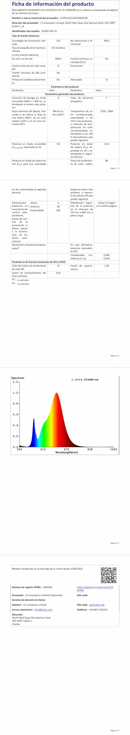 Lepro Lámpara de Escritorio Pinza LED 11W, Flexo Ajustable 5 Modos Color 5 Niveles Brillo, Cuidado Ocular, Negro