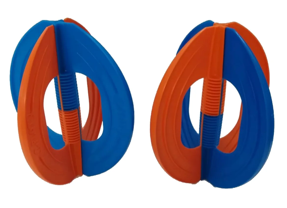 Floty Mancuernas Acuáticas Power Ring para Aquagym - Halteres de Agua con Empuñadura Antideslizante para Hidroginástica, Fitness Acuático y Rehabilitación - Diseño Hidrodinámico (1 Par)