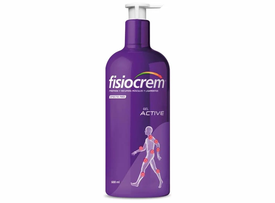 FISIOCREM Gel Active 600ml Efecto frío Prepara músculos y ligamentos Árnica Caléndula Hypericum Melaleuca