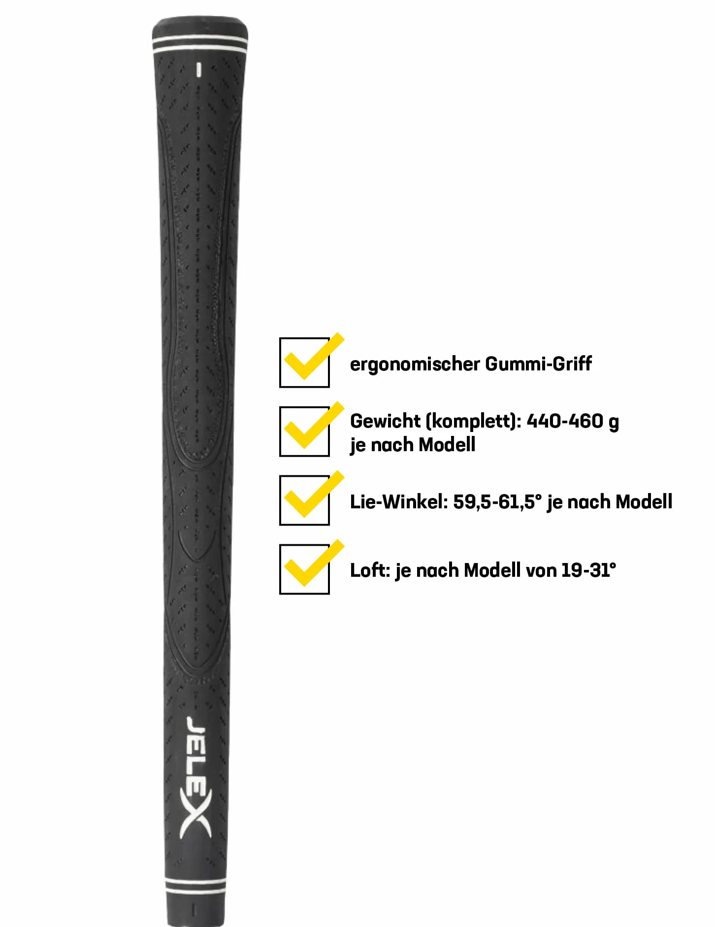 JELEX Palo de golf de hierro acero inoxidable Iron Golfsport Hierro 3-6